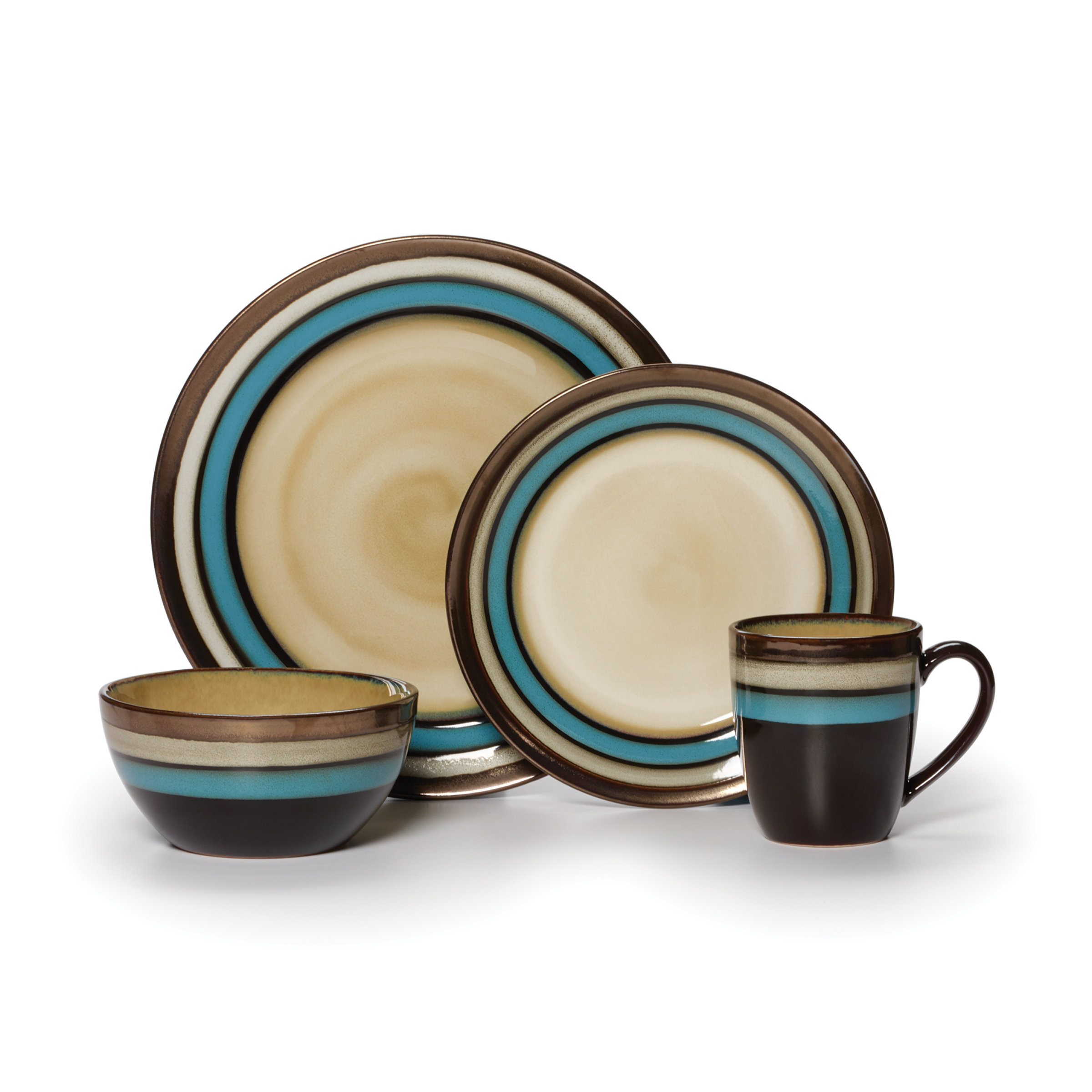 Mikasa Gourmet Basics Spector 16 Piece Dinnerware Set & Reviews | Wayfair