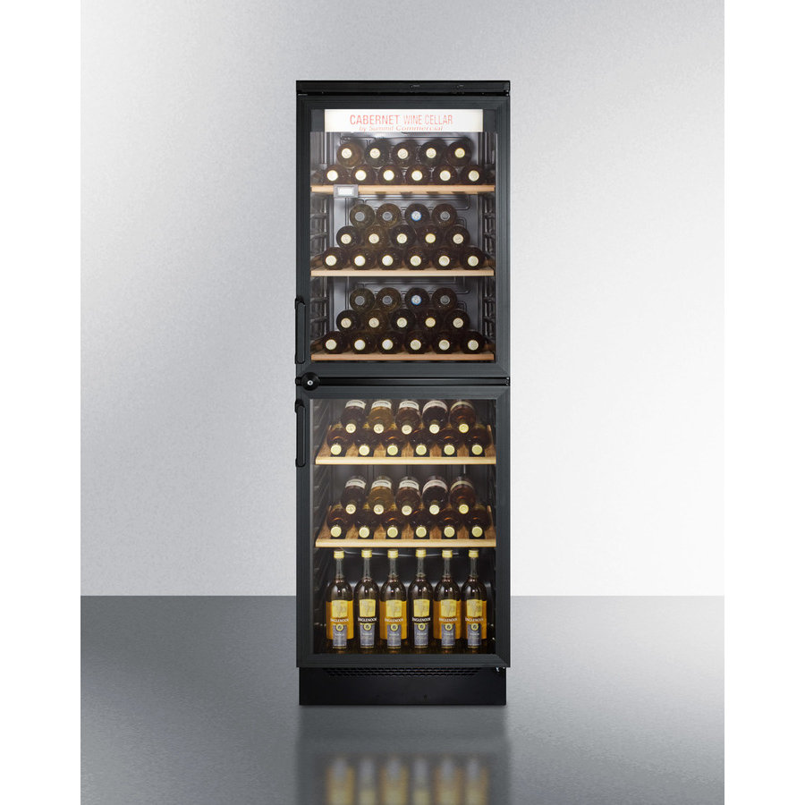 Summit Appliance 100 Bottle Single Zone BuiltIn Wine Refrigerator