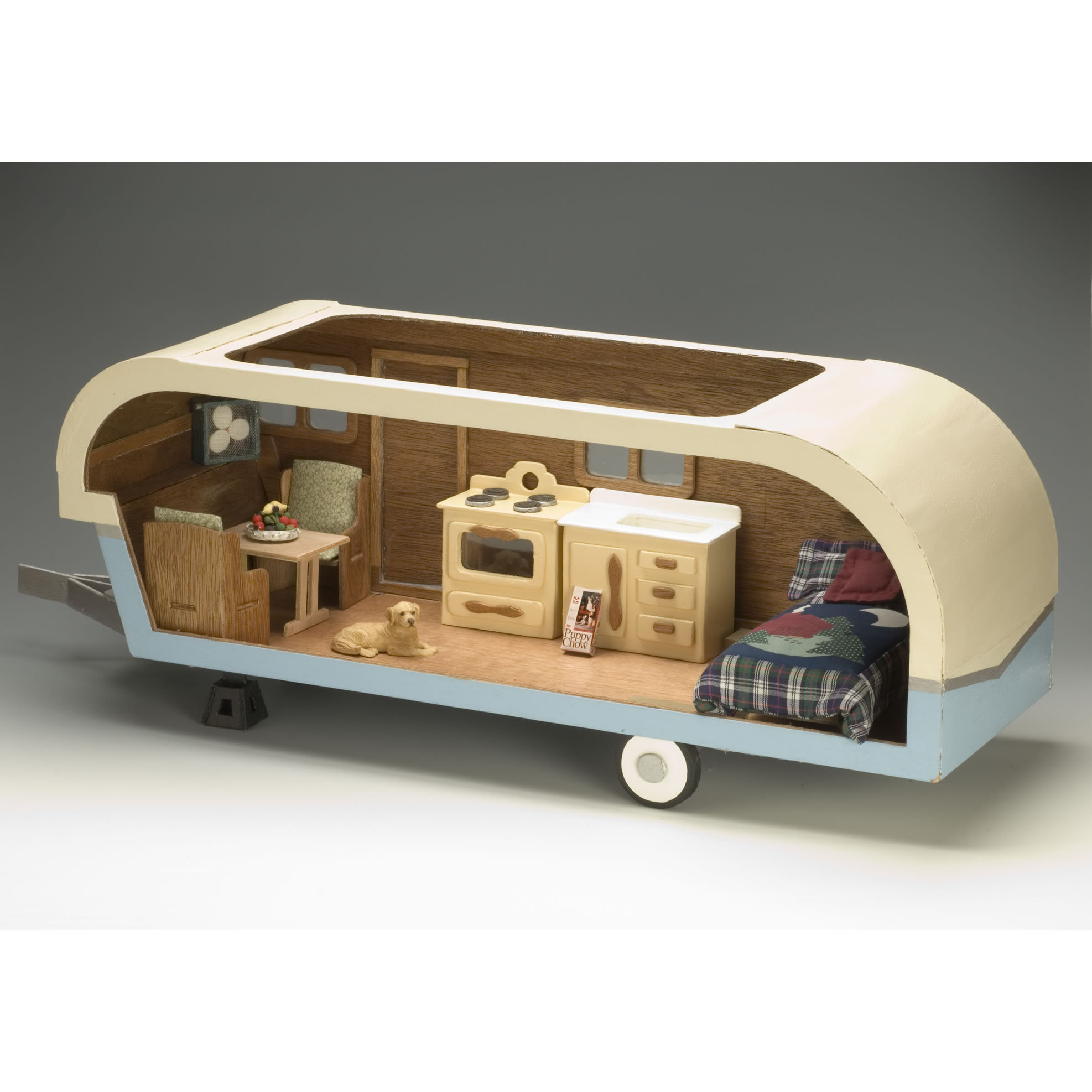 Greenleaf Dollhouses Vintage Travel Trailer Dollhouse & Reviews Wayfair