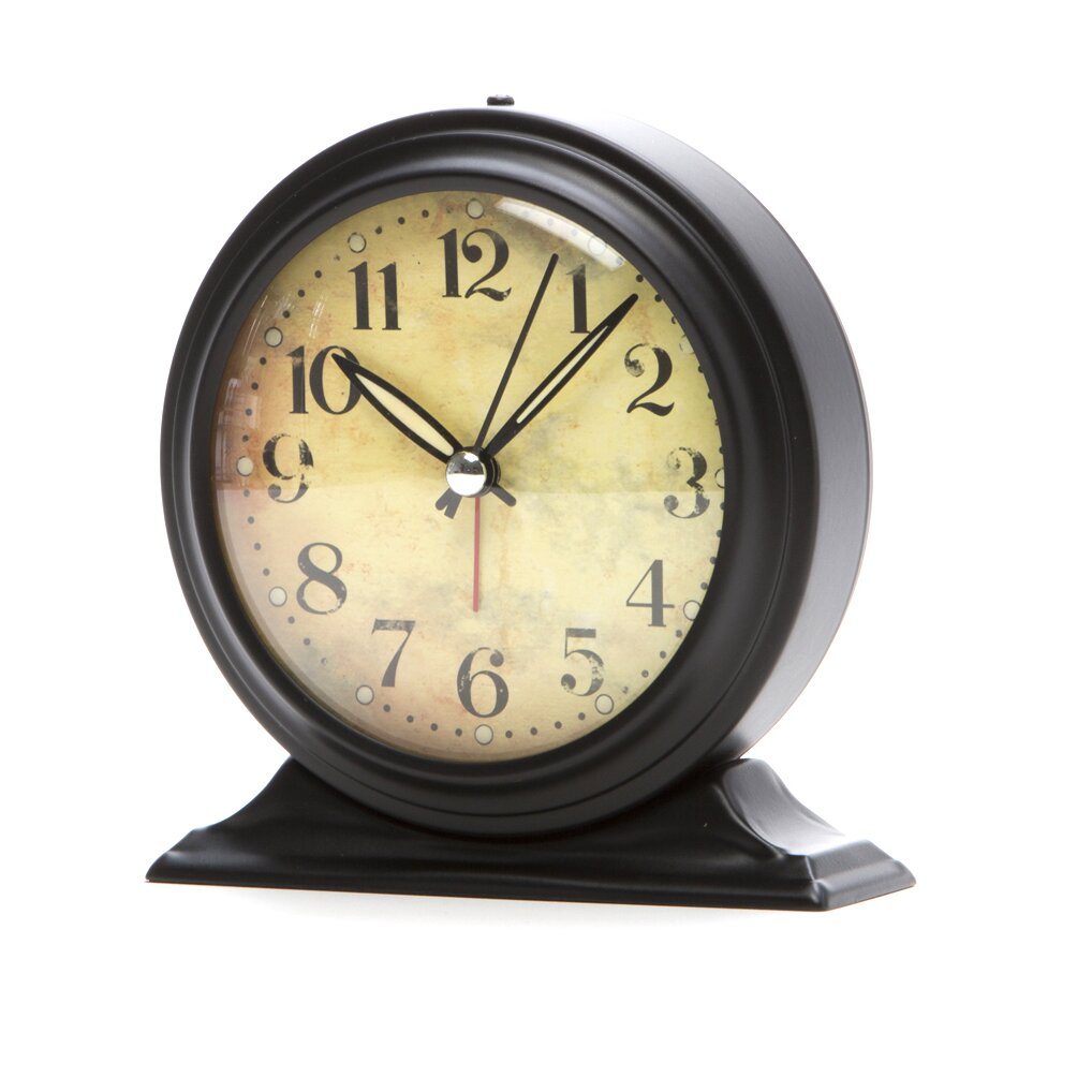 Infinity Instruments Antique Look Metal Alarm Clock & Reviews | Wayfair