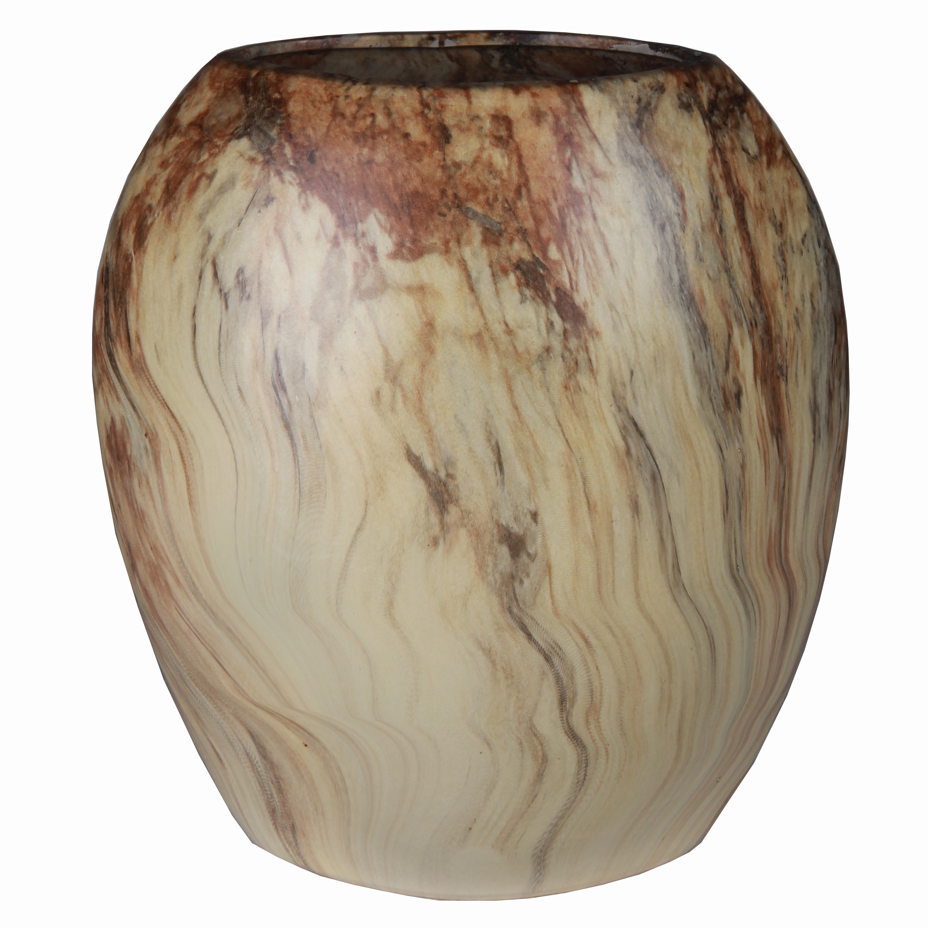 Privilege Flat Ceramic Vase & Reviews Wayfair