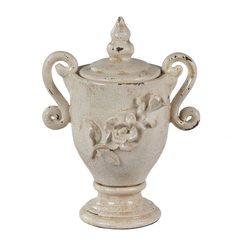 Privilege Lidded Decorative Urn & Reviews | Wayfair