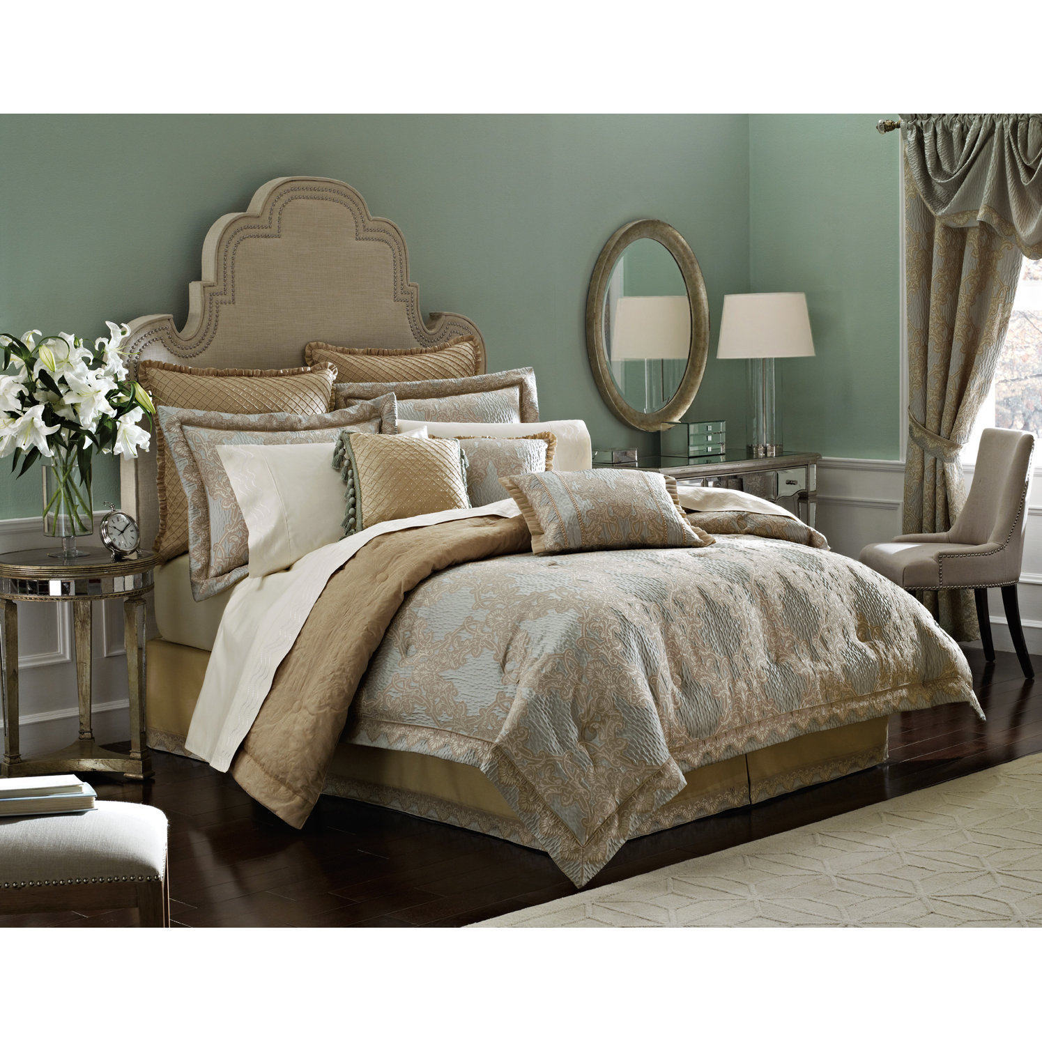 Croscill Opal Polyester 4 Piece Comforter Set & Reviews Wayfair