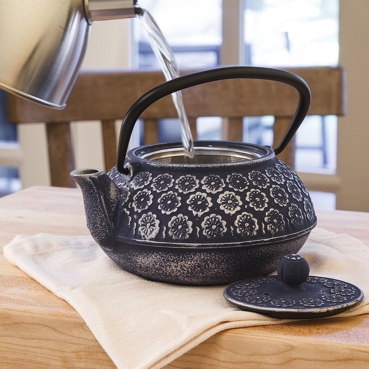 Primula Floral Cast Iron Teapot & Reviews | Wayfair