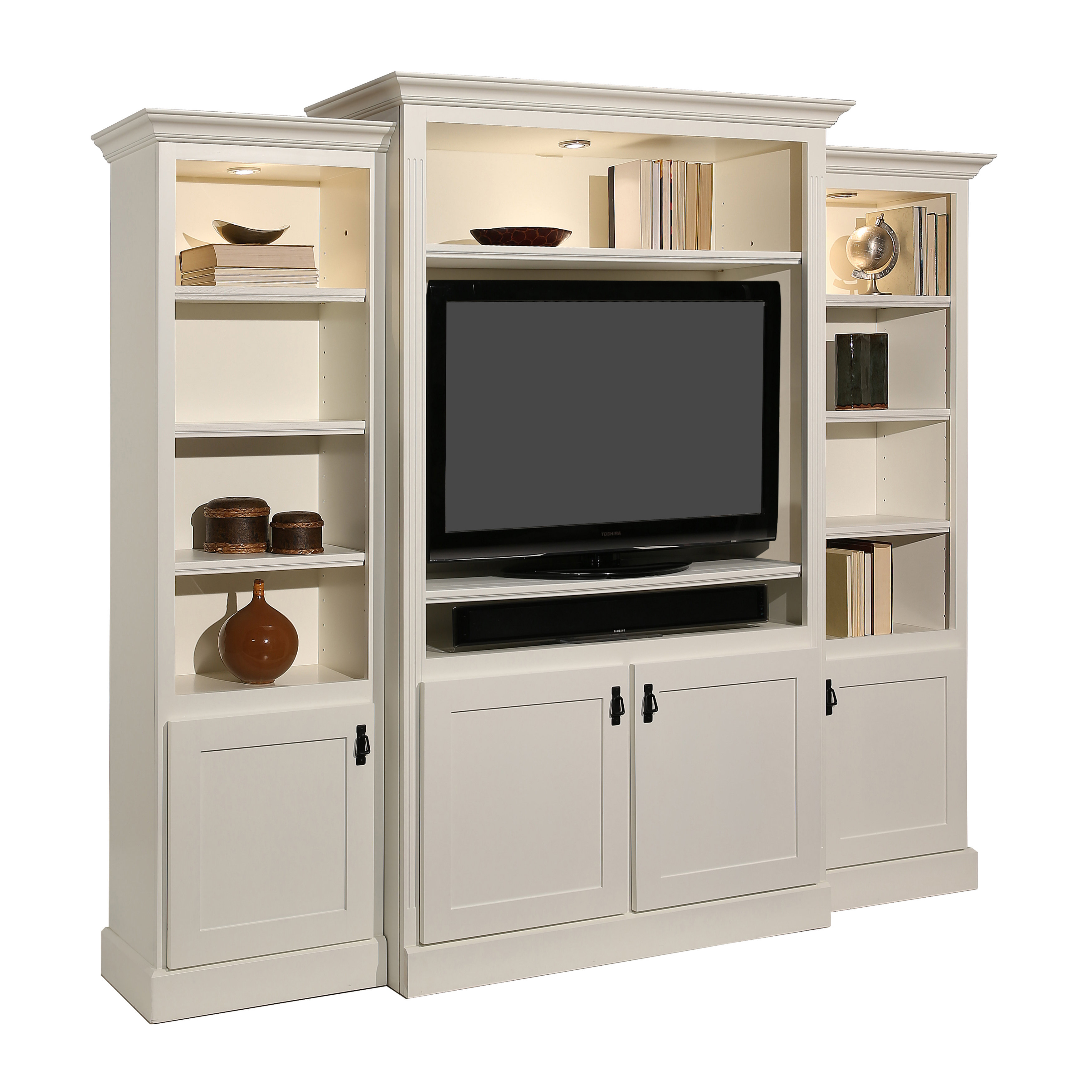 A&E Wood Designs French Restoration Shaker Entertainment Center Wayfair