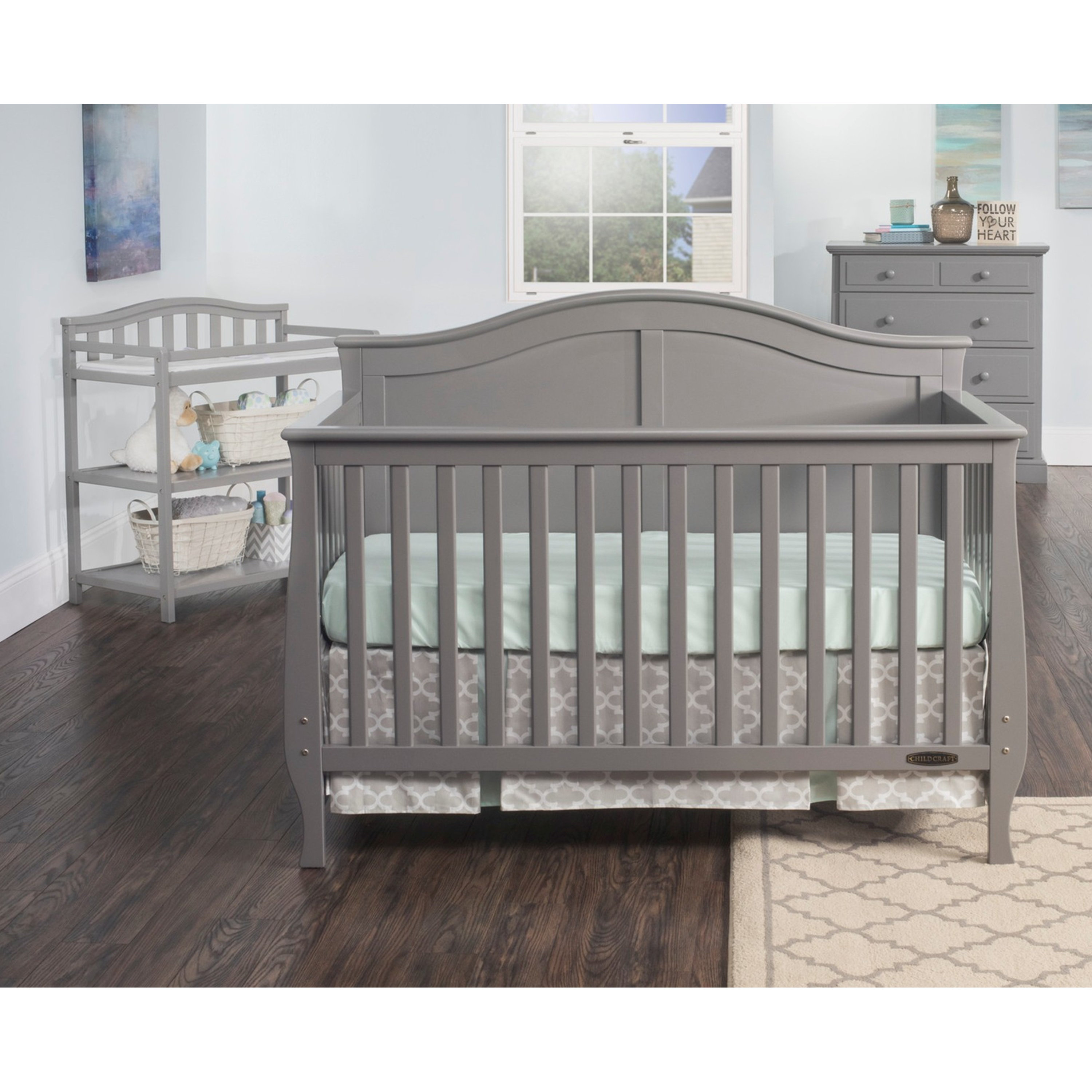 Child Craft Camden 4-in-1 Convertible Crib & Reviews | Wayfair