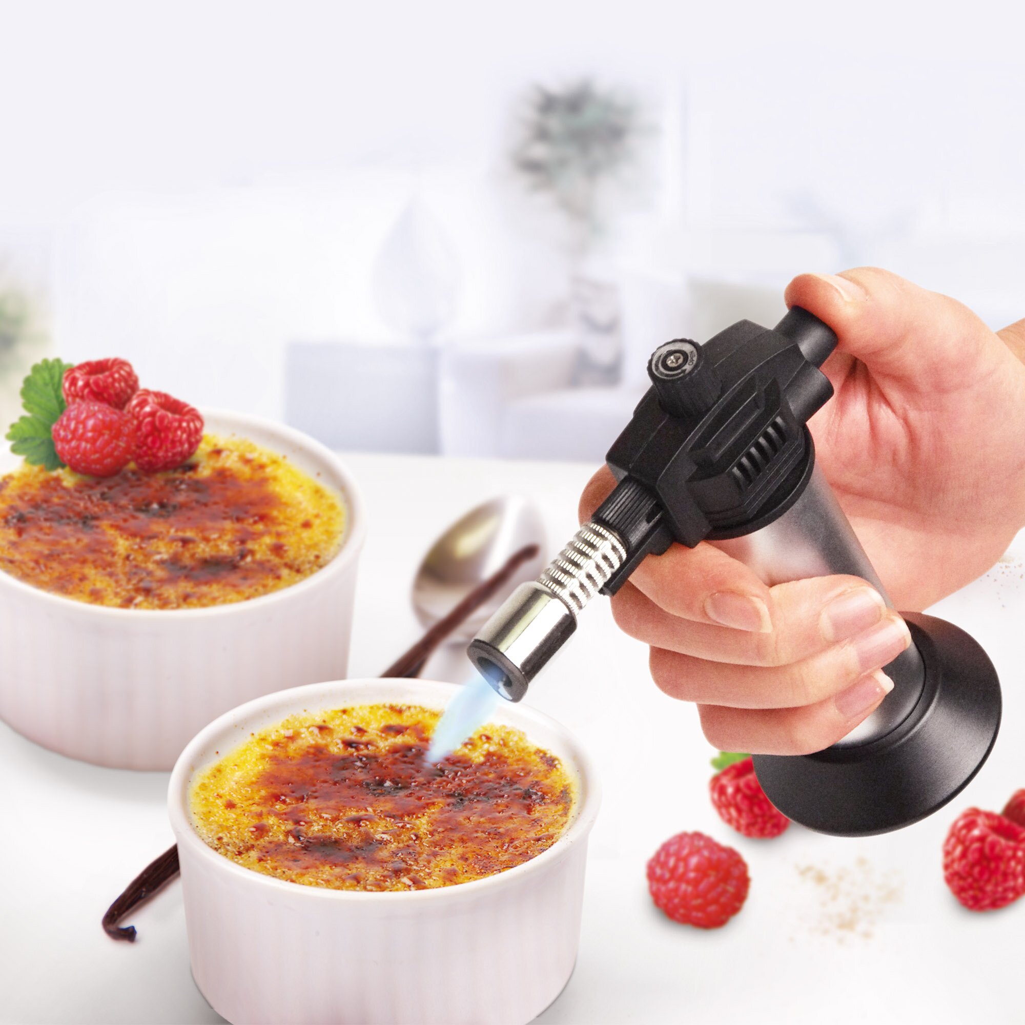 LEIFHEIT 5 Piece CremeBrulee Ramekins and Cooking Torch Set & Reviews