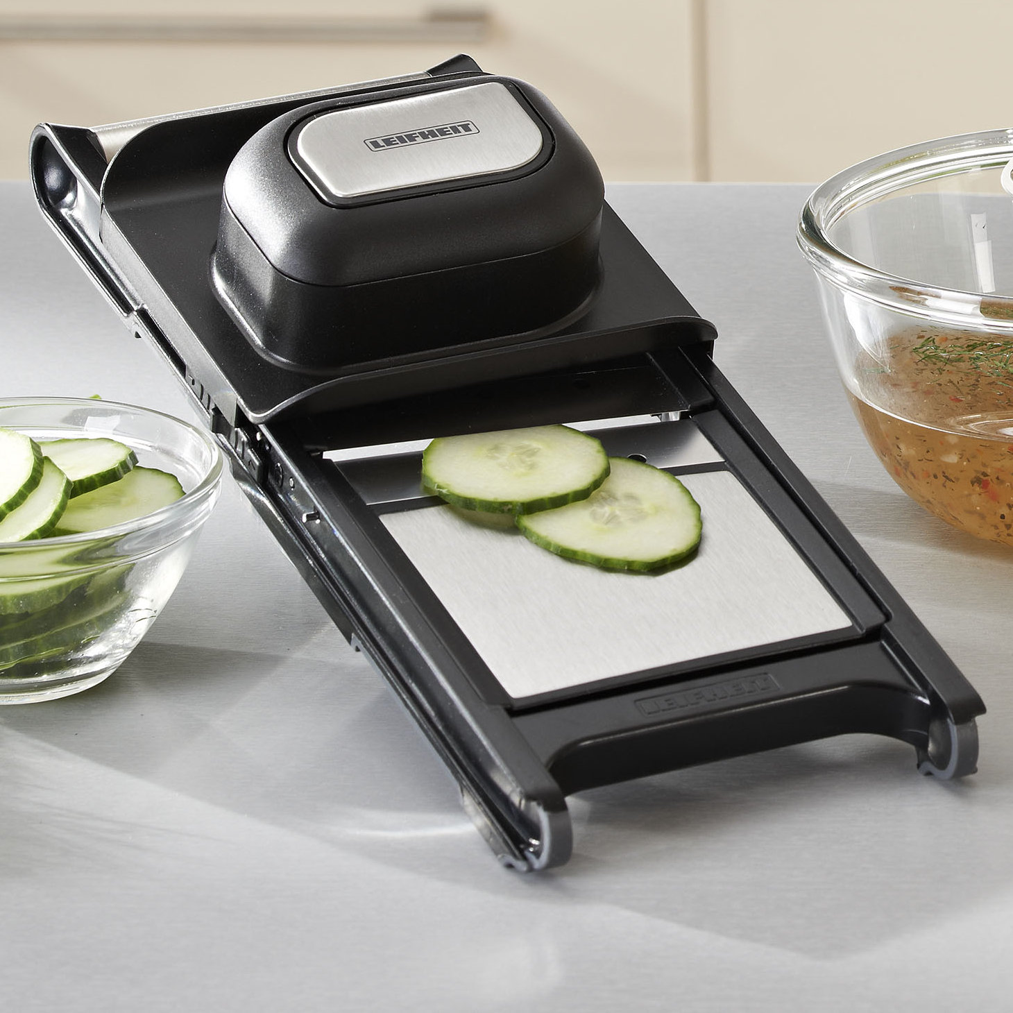 LEIFHEIT Premium Mandolin Slicer with Finger Guard & Reviews Wayfair