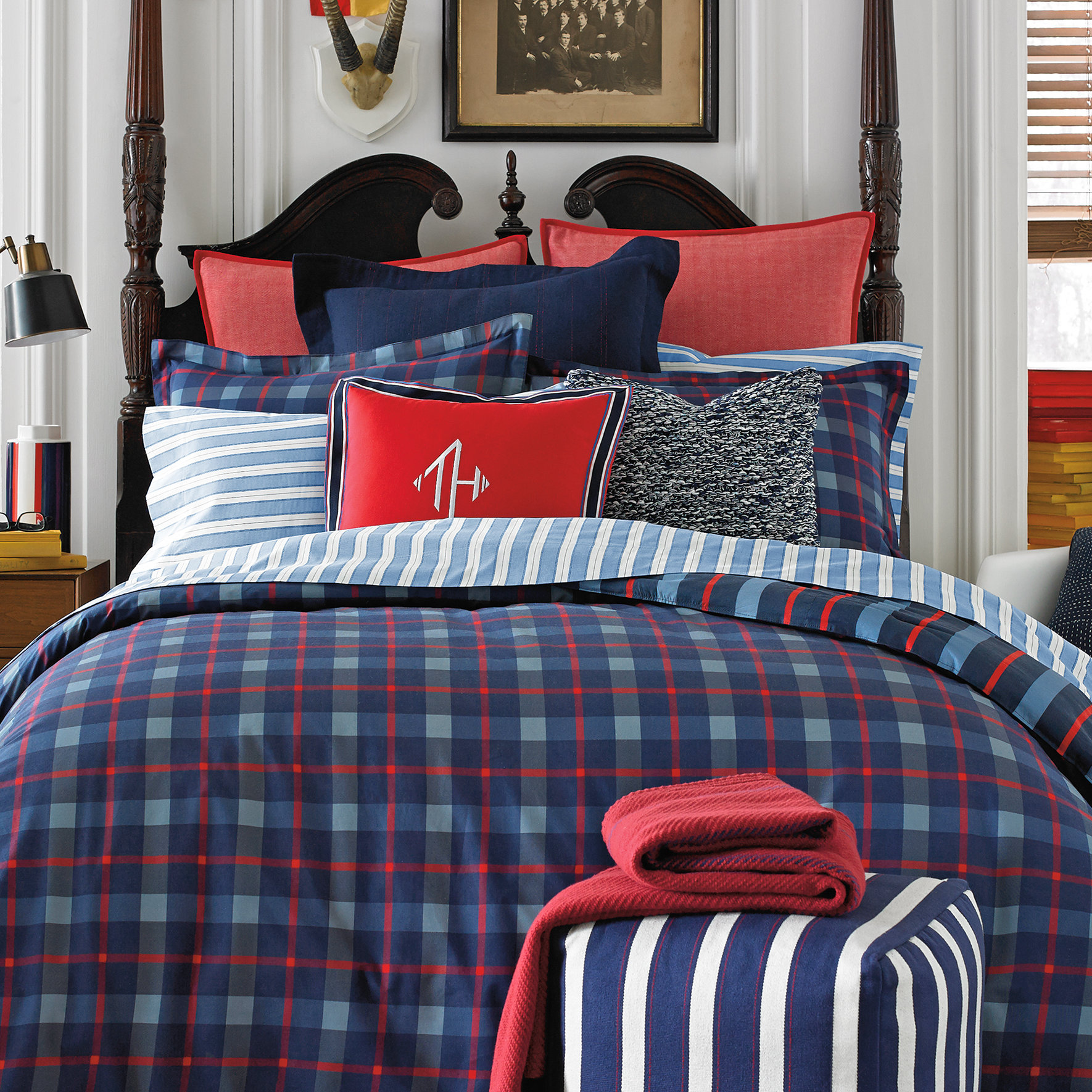 Tommy Hilfiger Boston Plaid Comforter & Reviews Wayfair