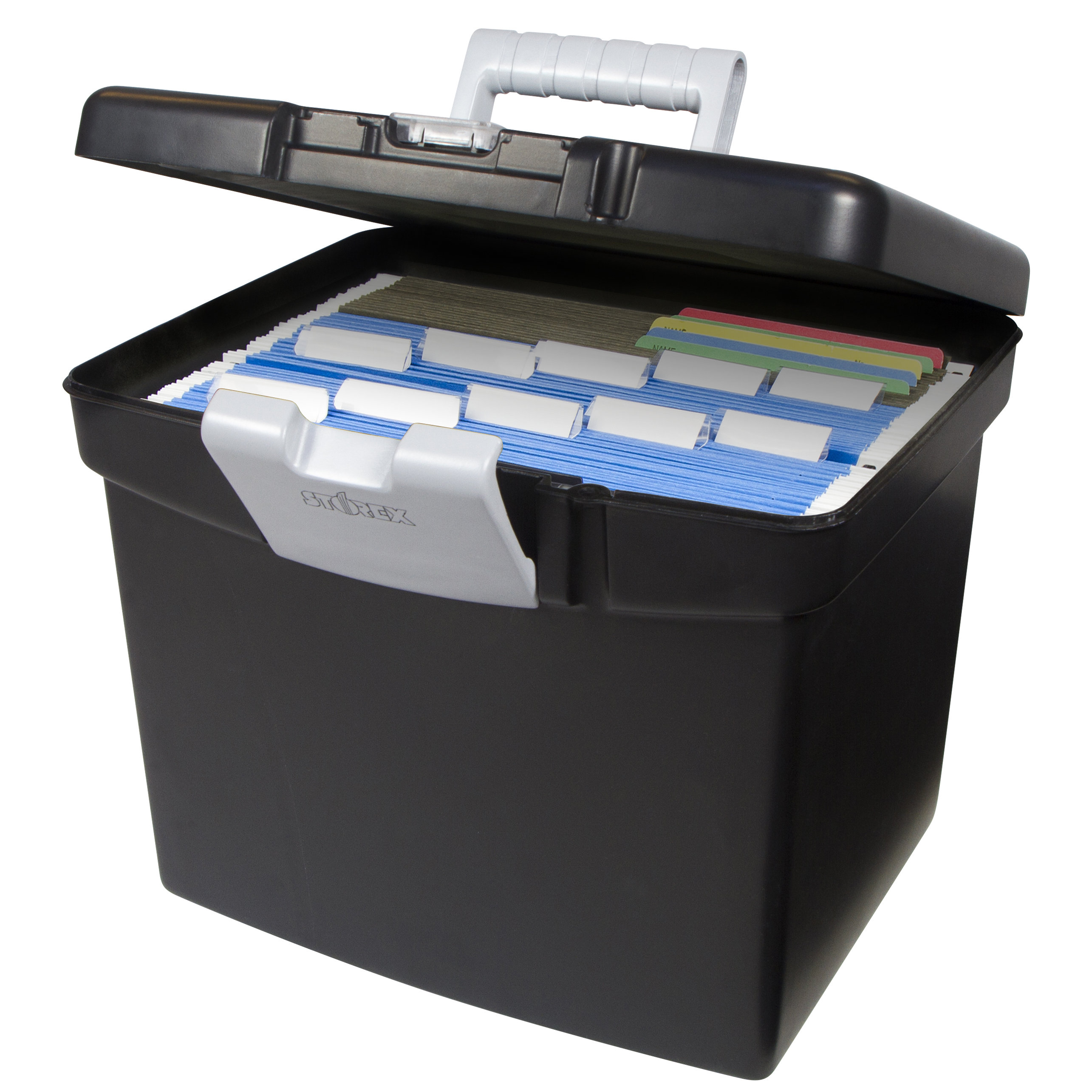 Snap Cubes Storex Storage And Filing Cube, 17.25 X 10.5 X 14.25 Inches File  Folder Box