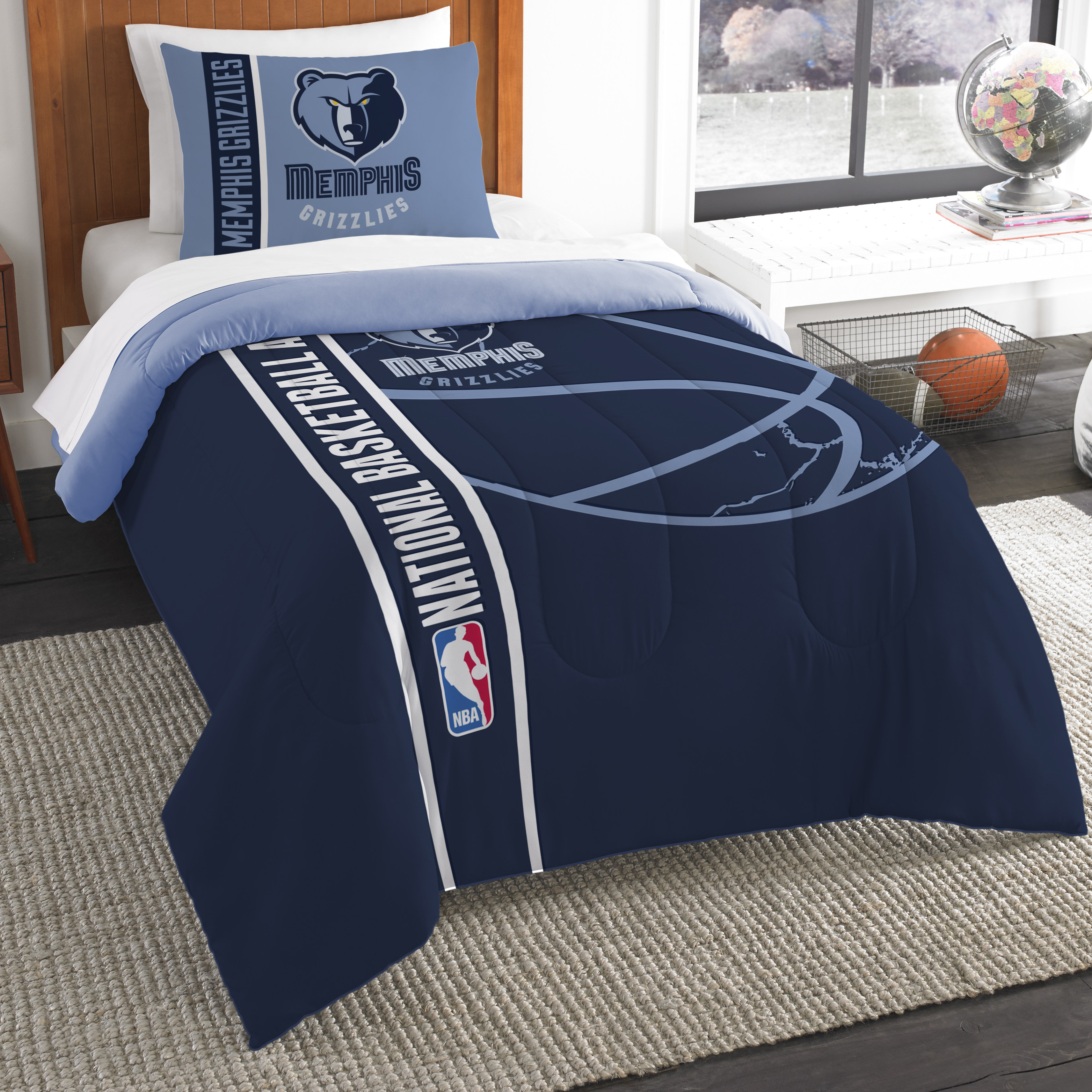 Northwest Co. NBA Grizzlies Basketball 2 Piece Twin Comforter Set Wayfair