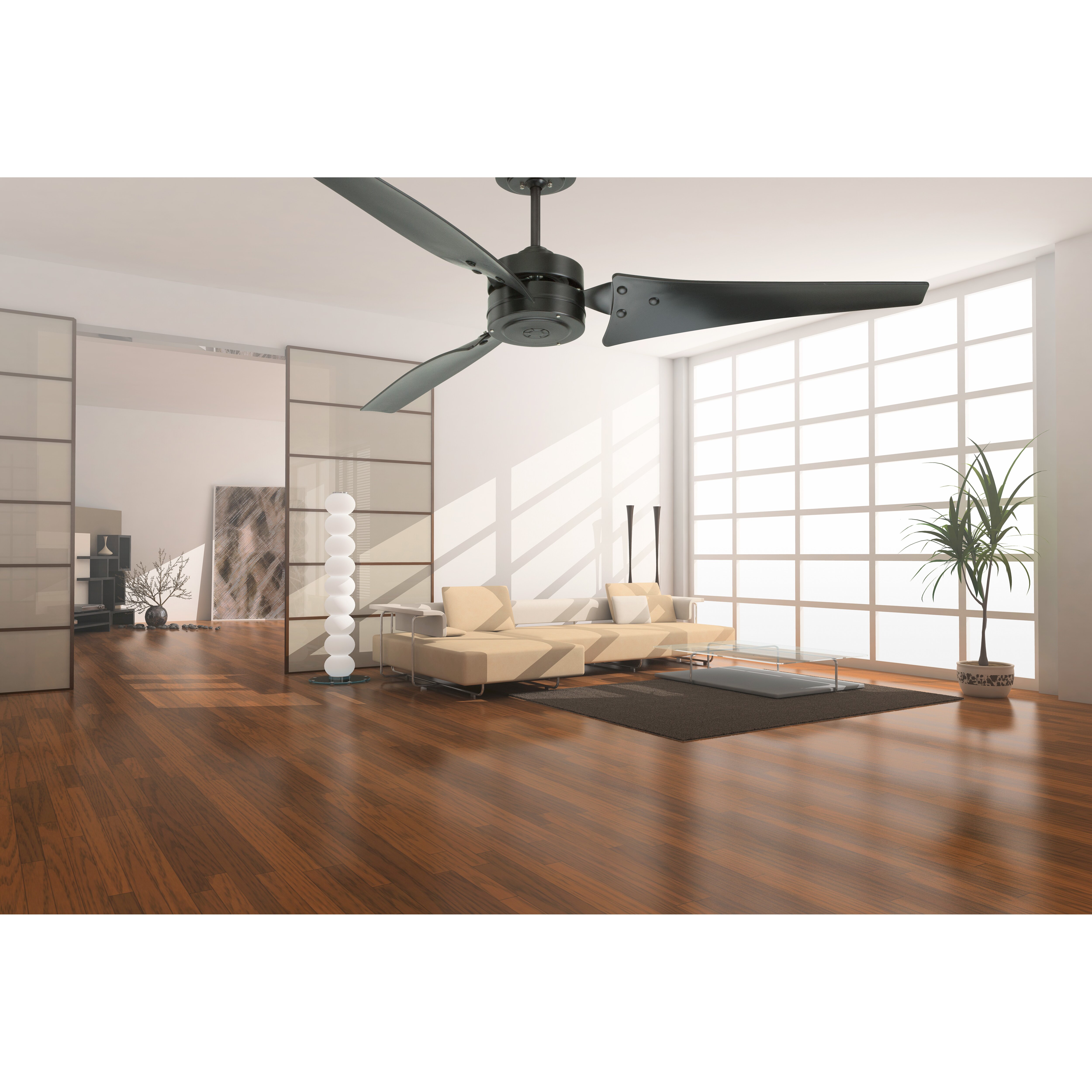 Emerson Fans 60" Loft 3 Blade Indoor/Outdoor Ceiling Fan ...