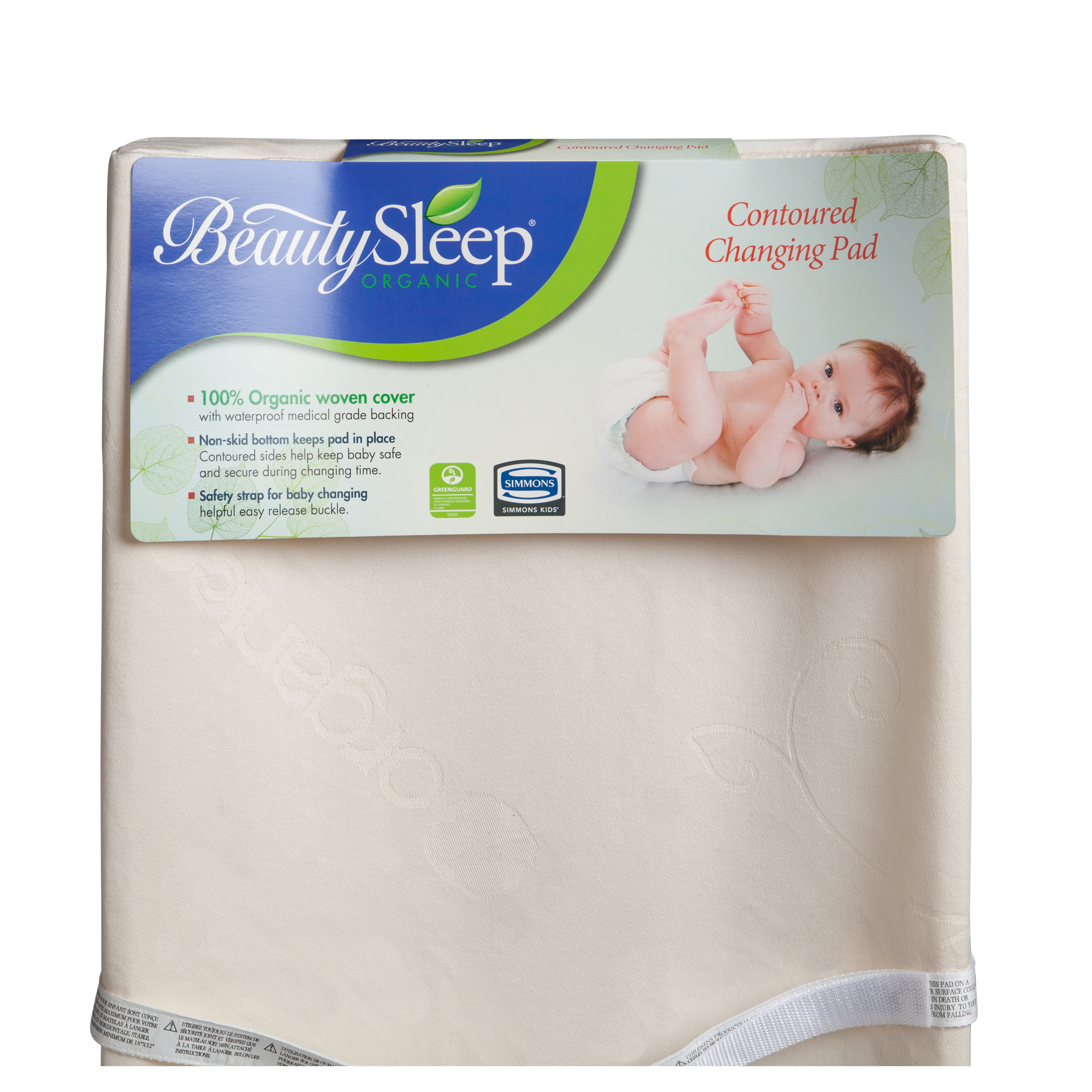 Simmons Kids Beauty Sleep Organic Contoured Changing Pad & Reviews