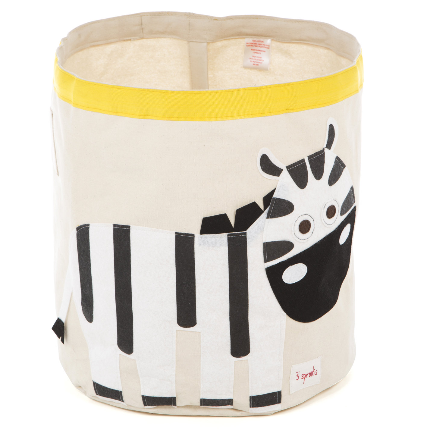 3 sprouts storage bin zebra