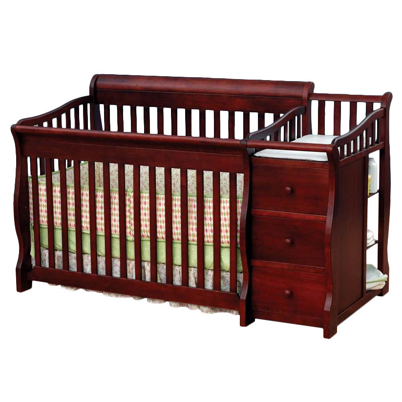 Sorelle Tuscany 4 In 1 Convertible Crib Reviews Wayfair Sorelle Tuscany 4 In 1 Convertible Crib And Changer Combo