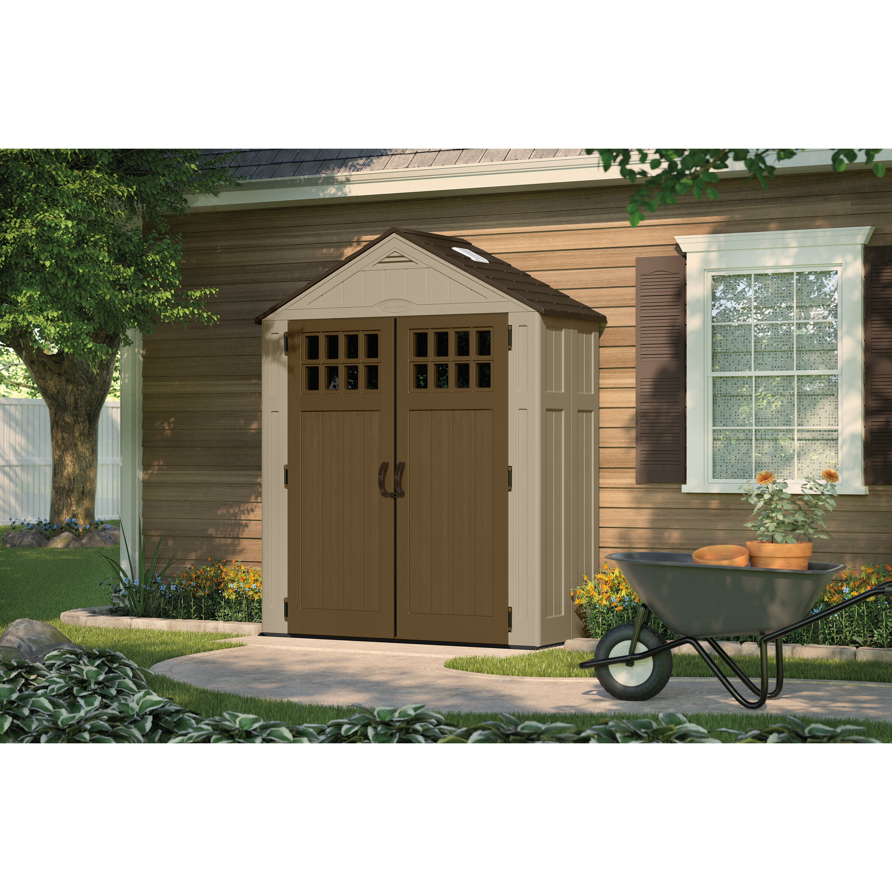  Everett 6 Ft. W x 3 Ft. D Resin Storage Shed &amp; Reviews Wayfair