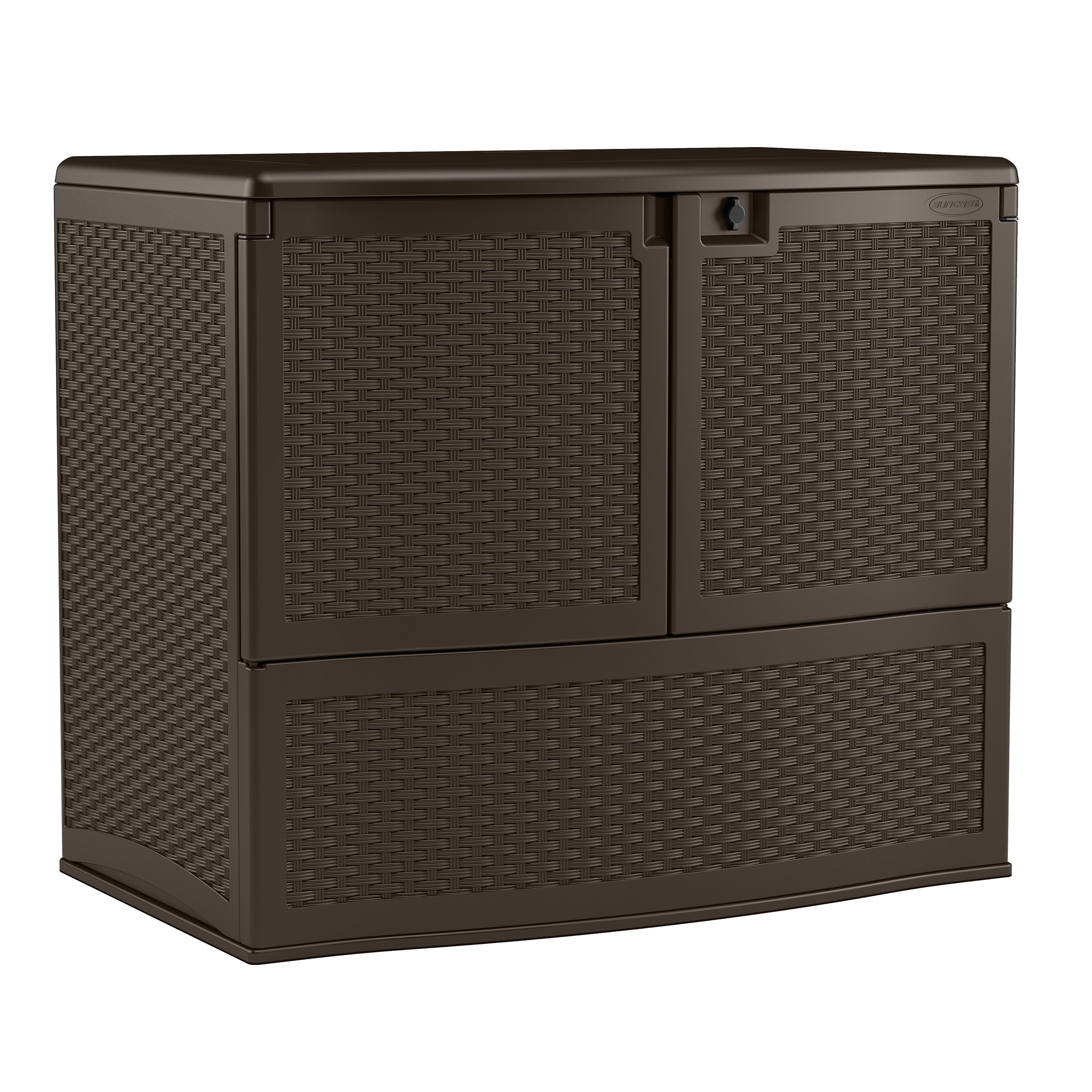 Suncast Suncast 195 gal. Outdoor Patio Double Door Vertical Storage 