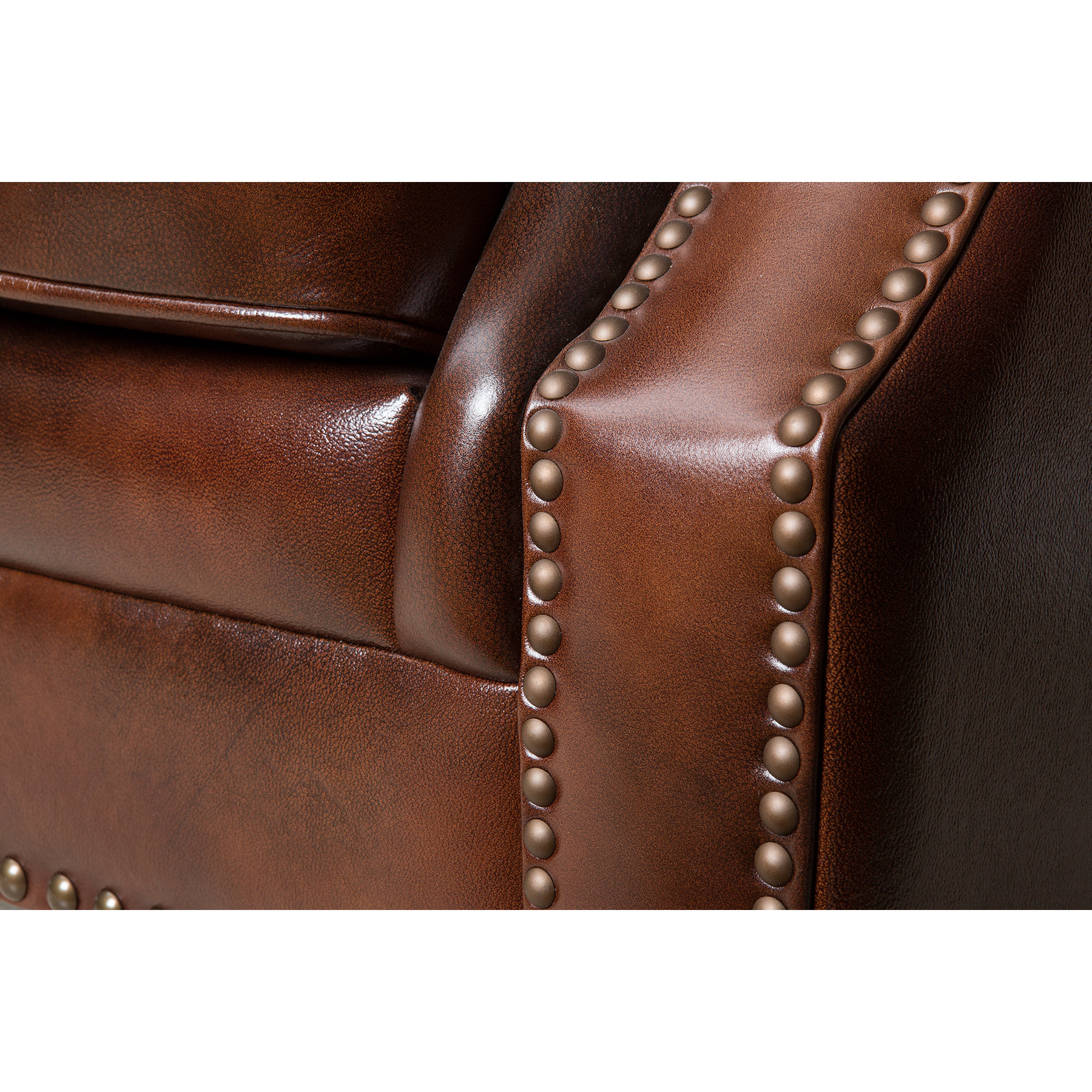Abbyson Living Karington Leather Sofa & Reviews Wayfair