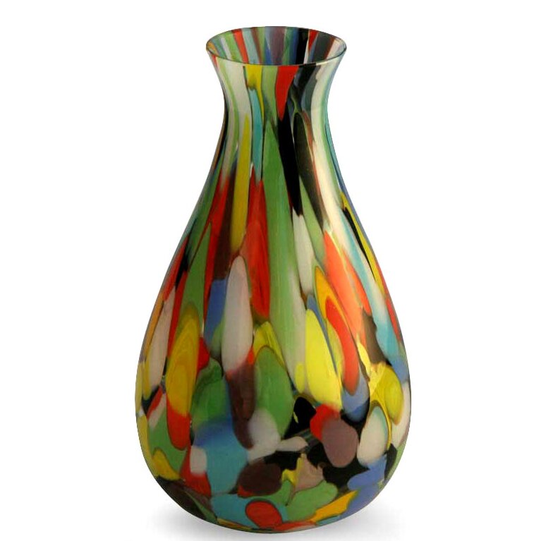 Novica Carnival Murano Hand Blown Vase & Reviews | Wayfair