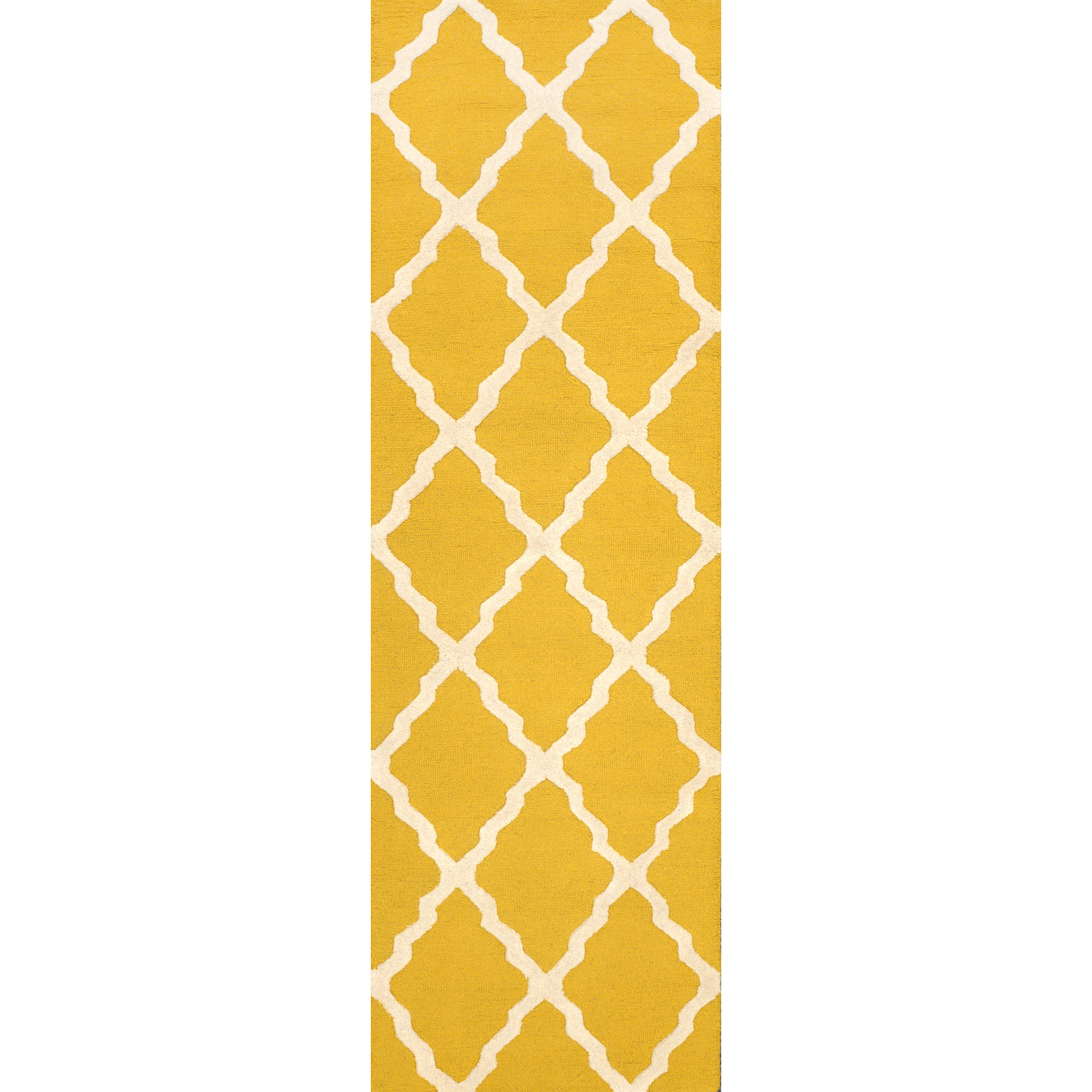 nuLOOM Moderna Moroccan Trellis Gold Area Rug & Reviews Wayfair