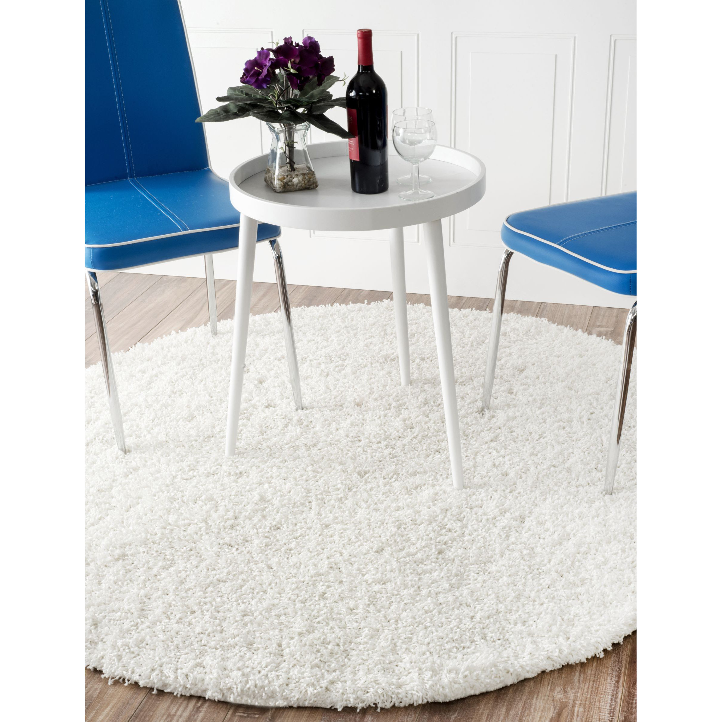 nuLOOM Serano Shag White Area Rug & Reviews Wayfair