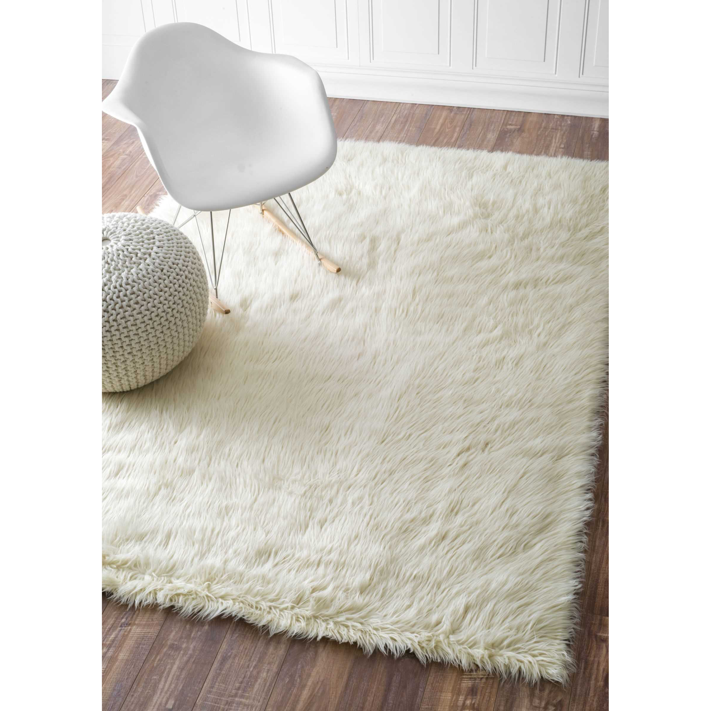 nuLOOM Block Island Cloud Shag White Area Rug & Reviews Wayfair