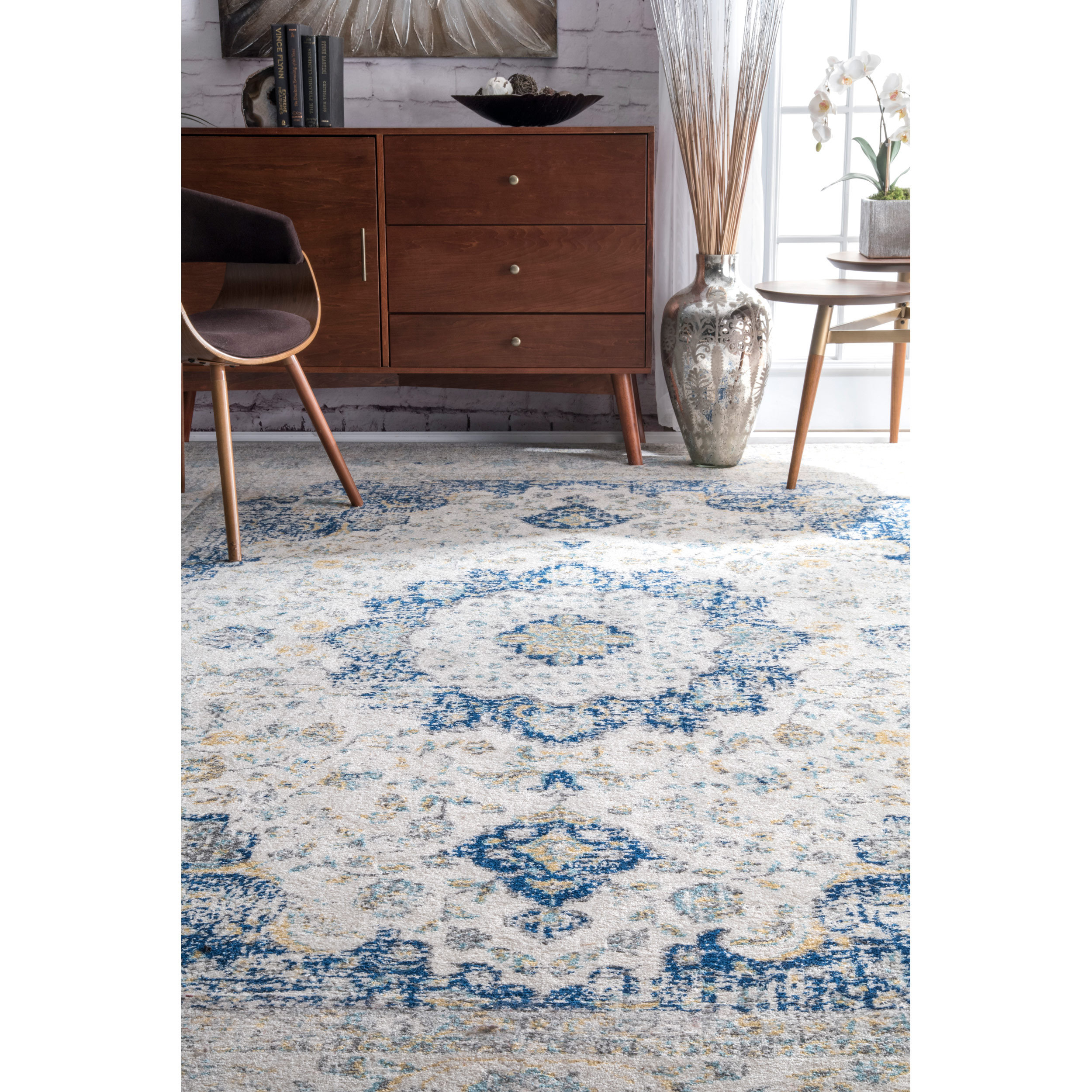 nuLOOM Verona Blue Area Rug & Reviews Wayfair