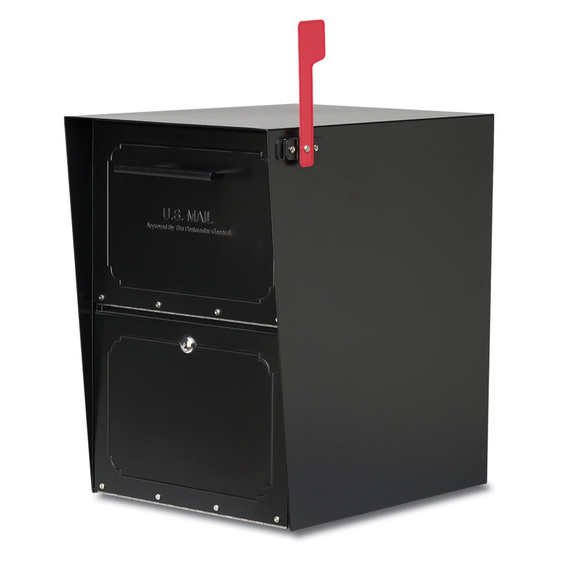 Architectural Mailboxes Oasis Wall Mounted Mail Vault with Lock