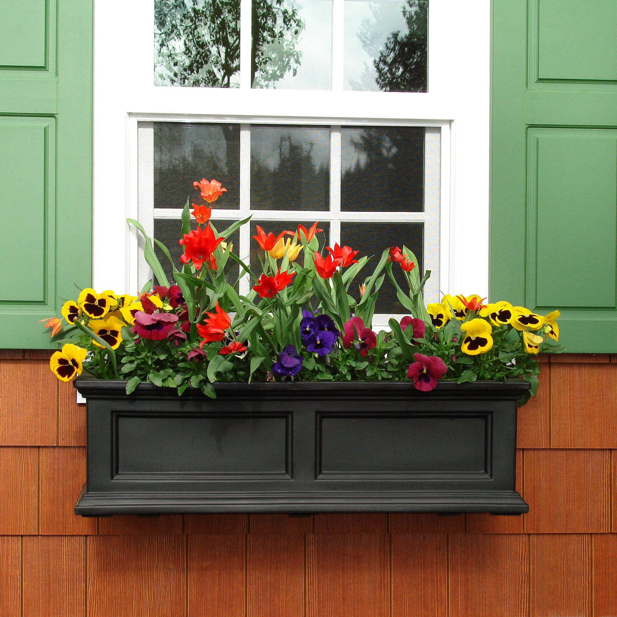 Mayne Inc. Fairfield Rectangular Window Box &amp; Reviews 