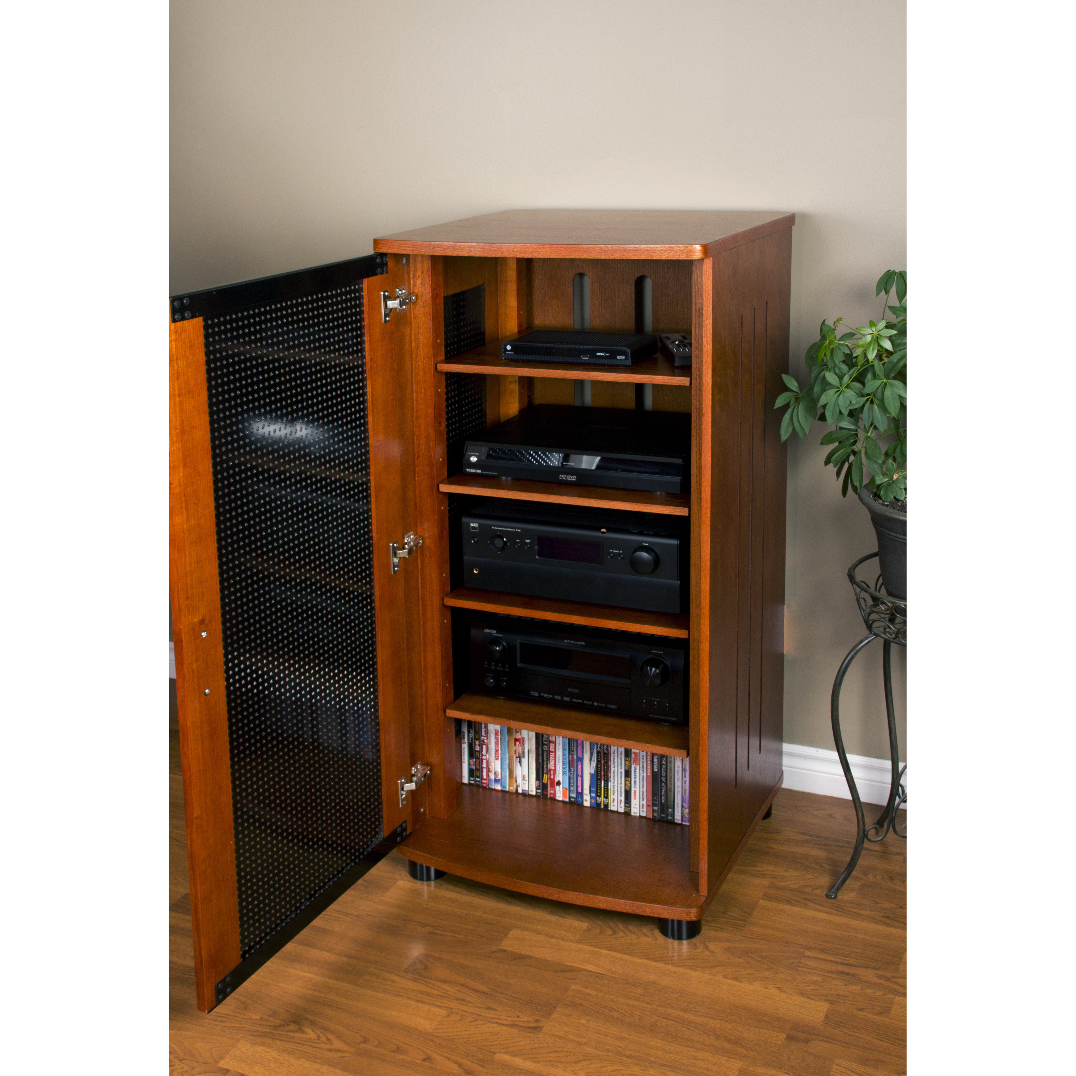 Oak Stereo Cabinet Furniture at Blaine Griffin blog