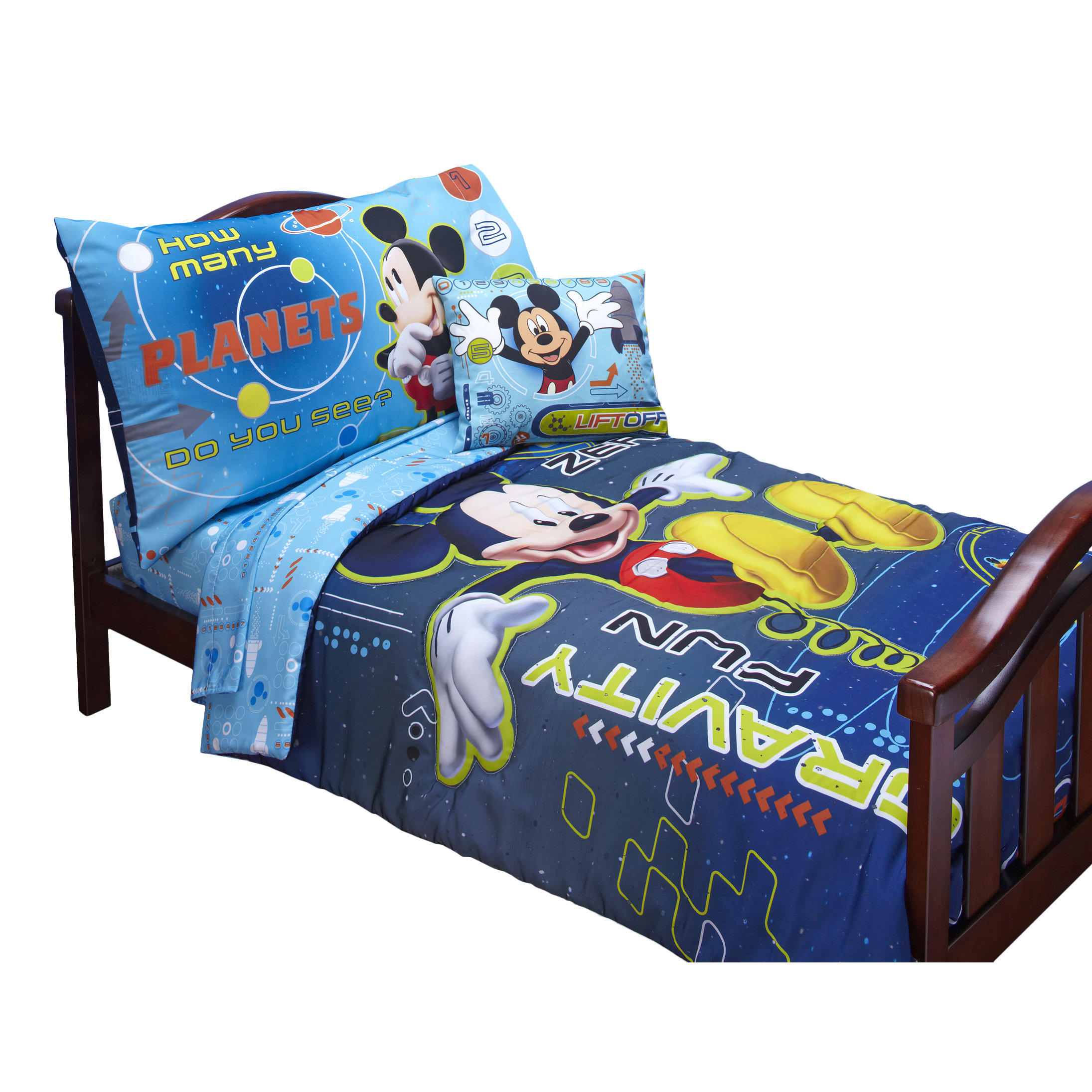 Disney Baby Bedding Mickey Mouse Space Adventures 4 Piece ...