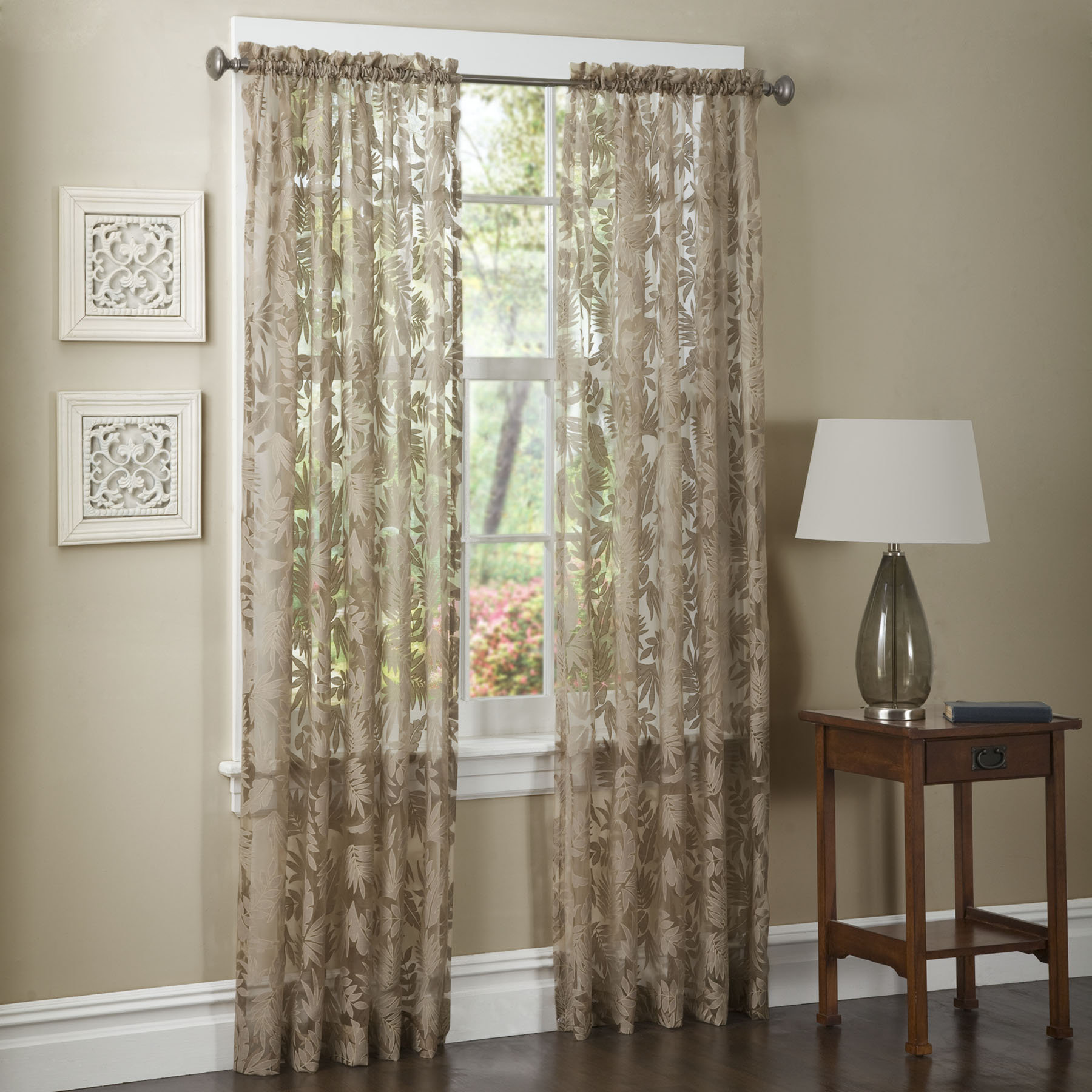 Maytex Pamela Rayon Rod Pocket Single Curtain Panel & Reviews Wayfair