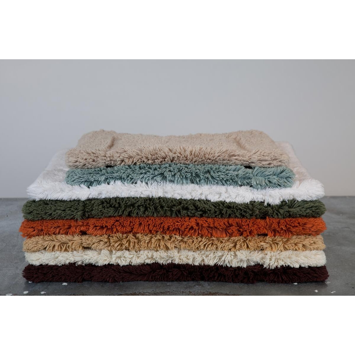 Home Source International Egyptian Quality Cotton NonSlip Bath Rug