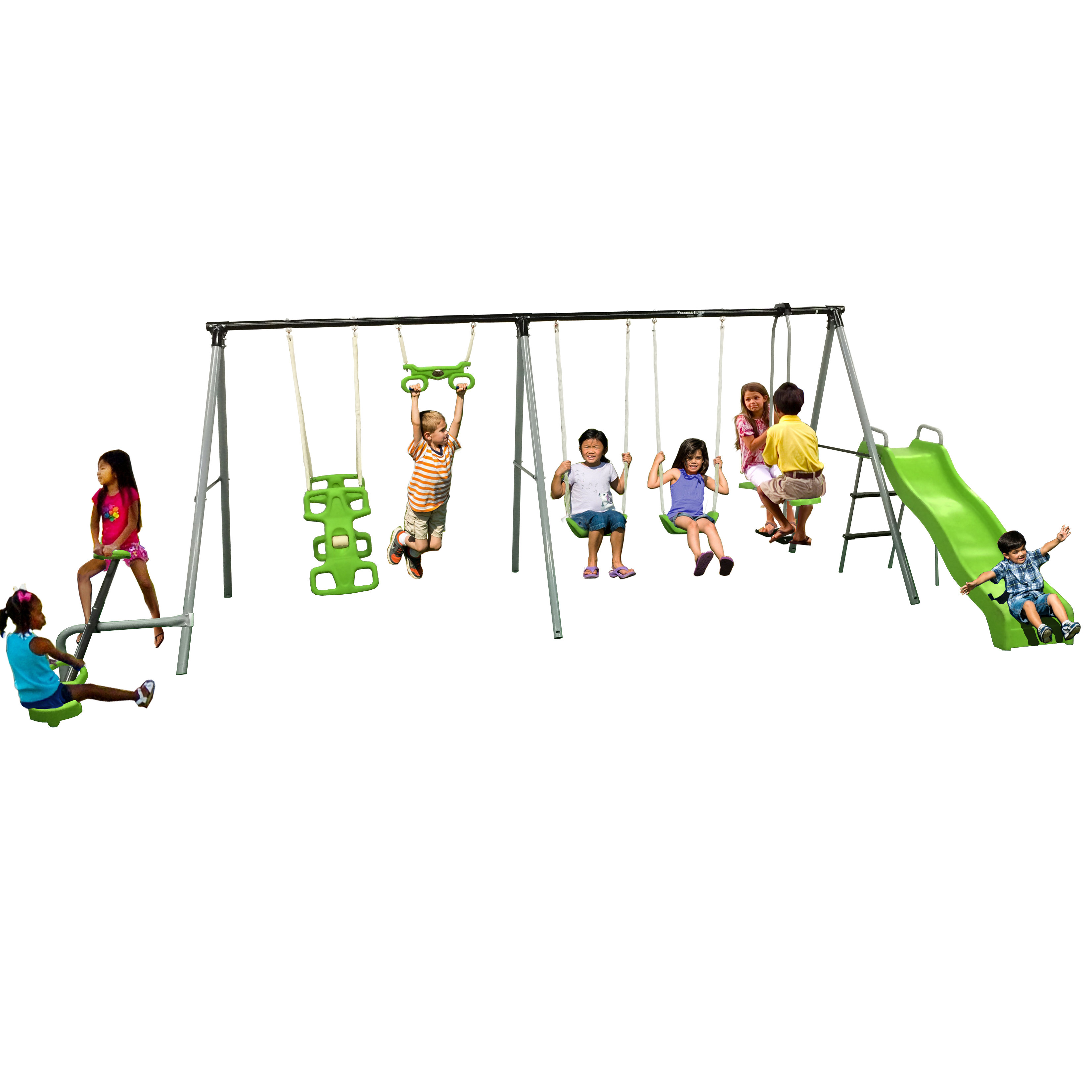 Flexible Flyer World of Fun Swing Set & Reviews Wayfair