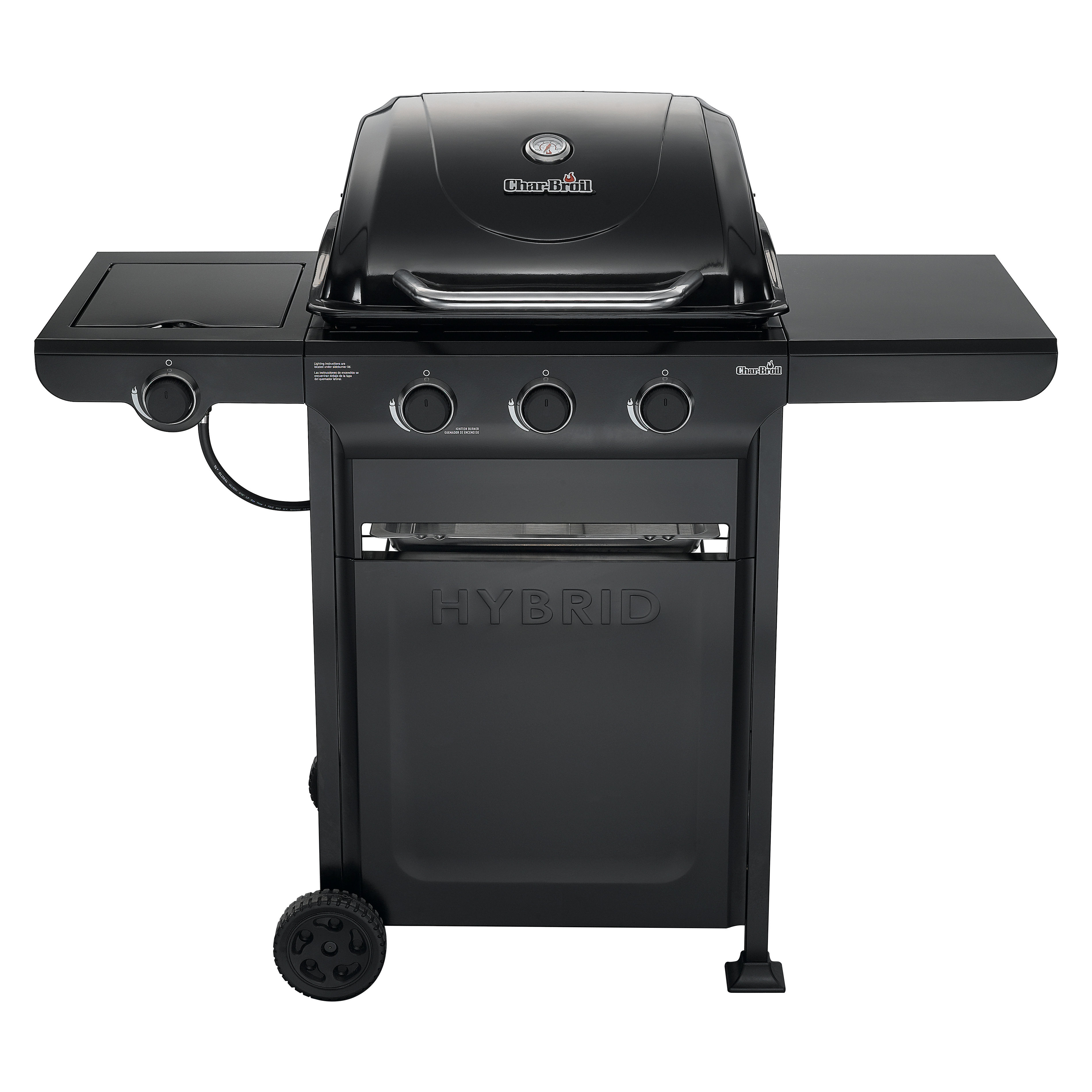 CharBroil 3 Burner Free Standing Liquid Propane Charcoal ...