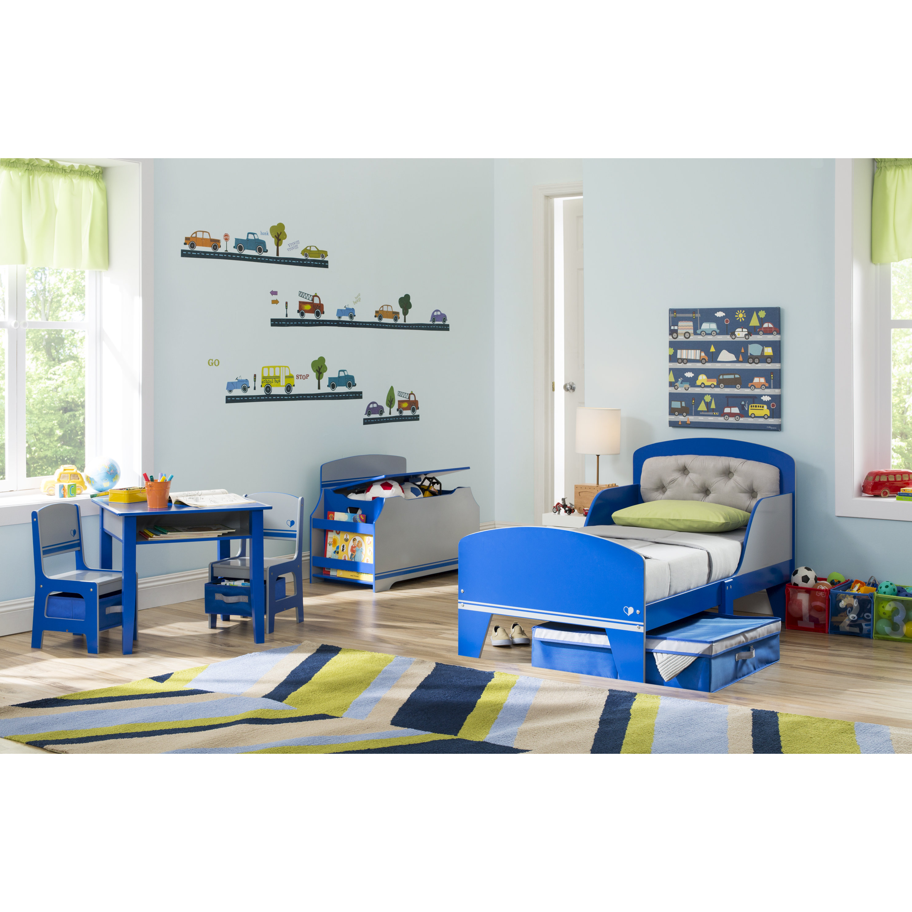 Delta Children Jack and Jill Kids 3 Piece Table and Chair Set & Reviews