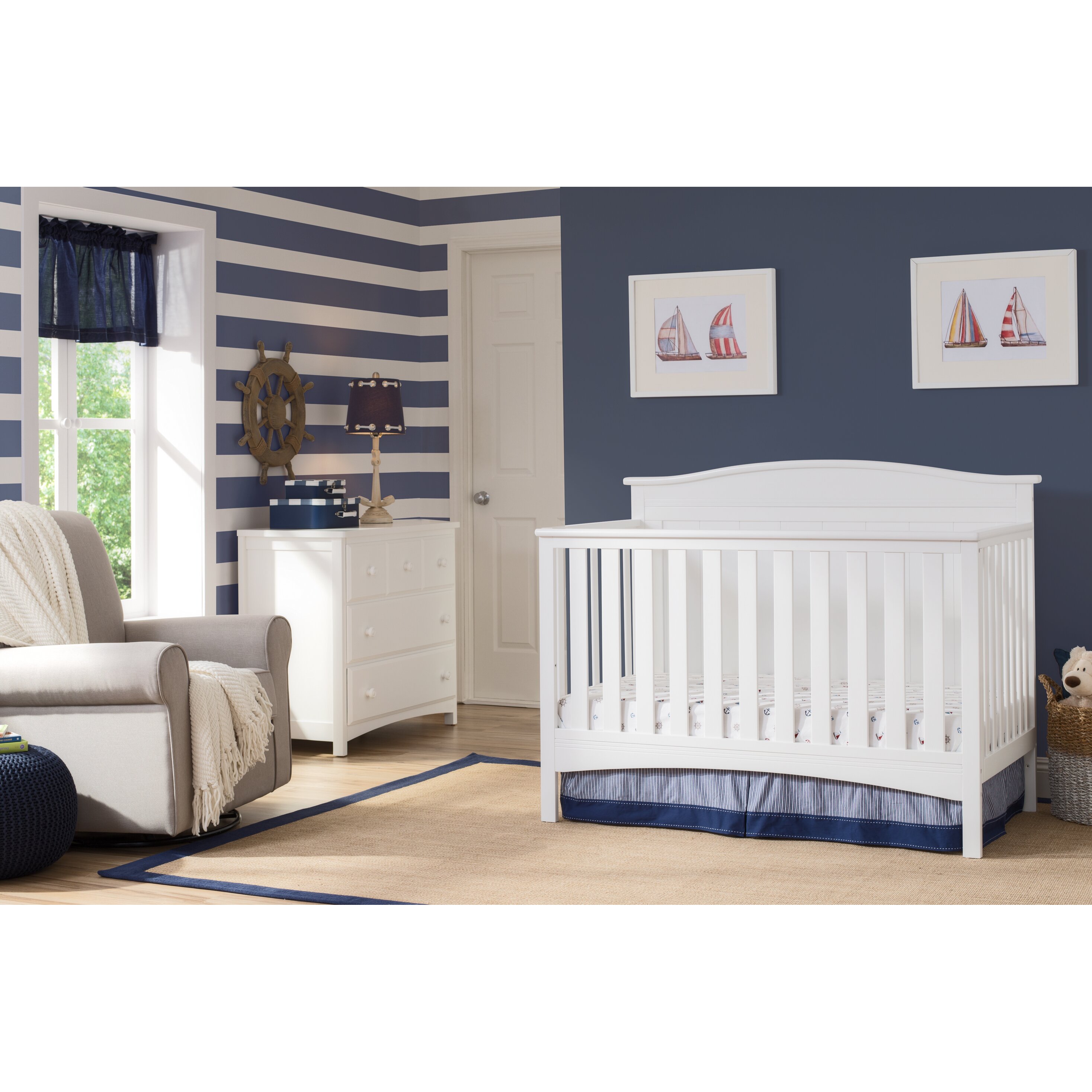 Delta Children Bennett 4-in-1 Convertible Crib & Reviews | Wayfair