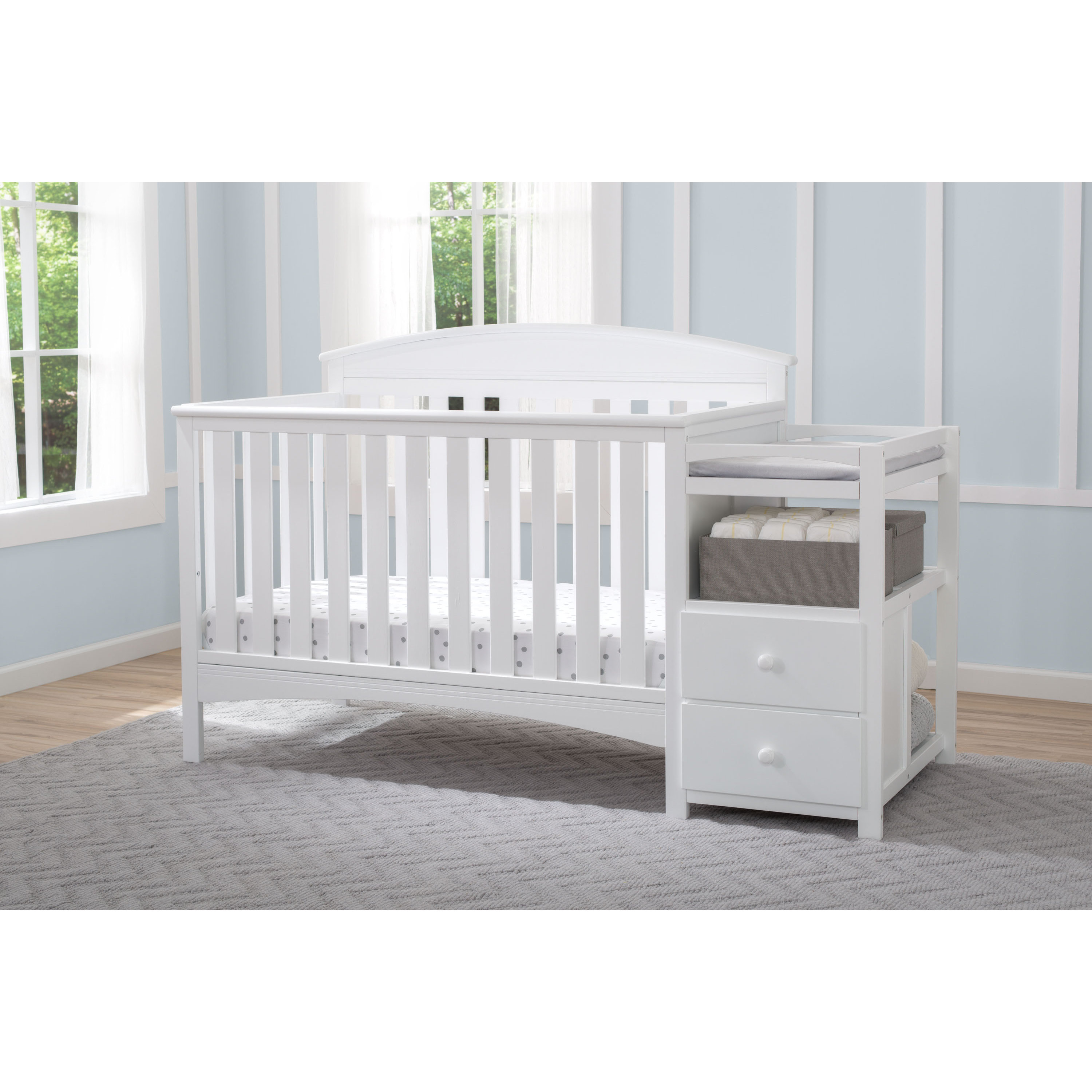 Delta Children Abby 4in1 Convertible Crib and Changer & Reviews Wayfair
