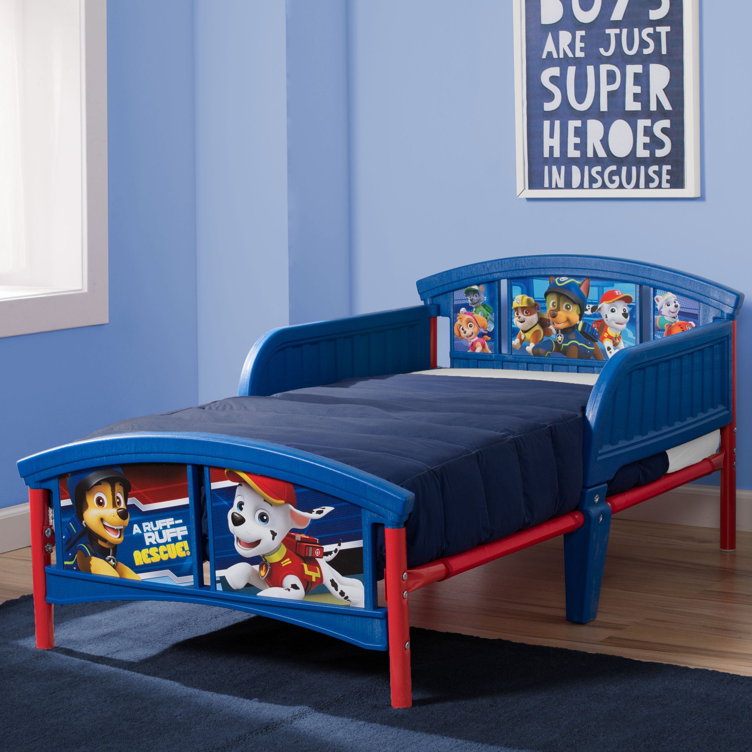 Delta Children Nick Jr. PAW Patrol Plastic Toddler Bed & Reviews Wayfair