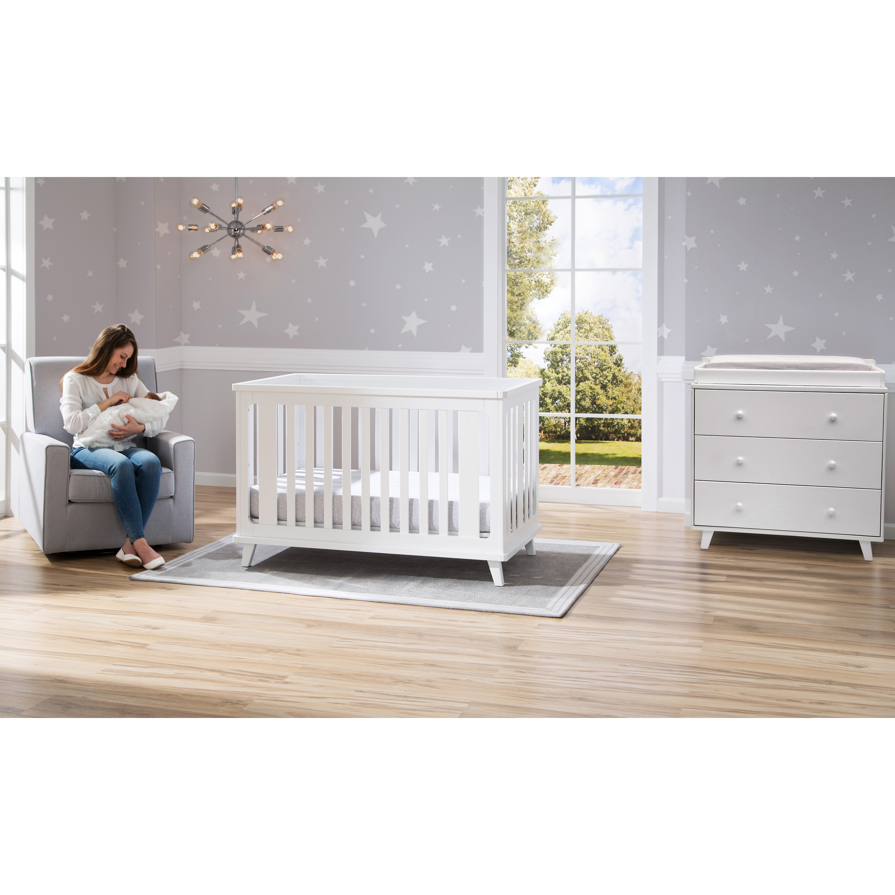 Delta Children Ava 3in1 Convertible Crib & Reviews Wayfair