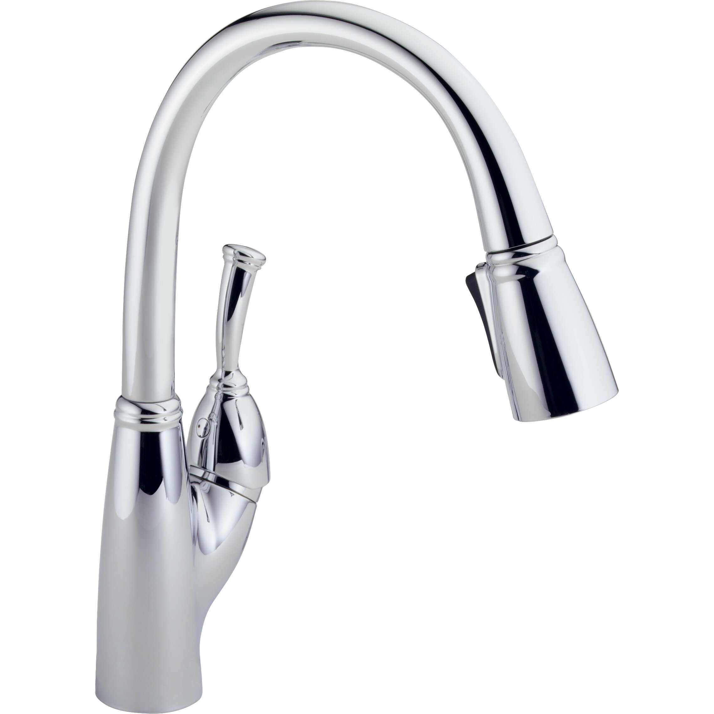 Delta Allora Single Handle Deck Mounted Kitchen Faucet with PullOut