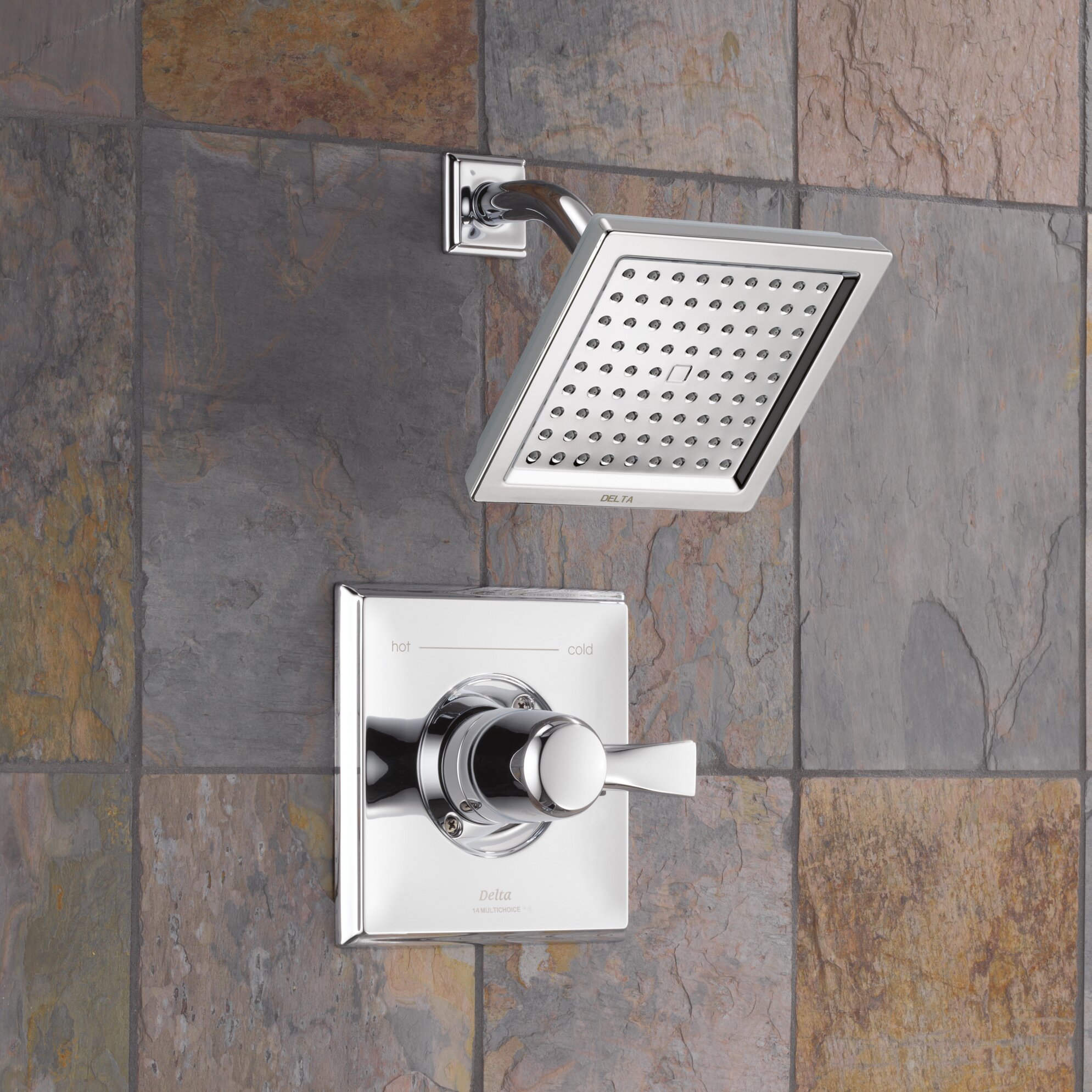 Delta Dryden Diverter Shower Faucet with Lever Handle ...
