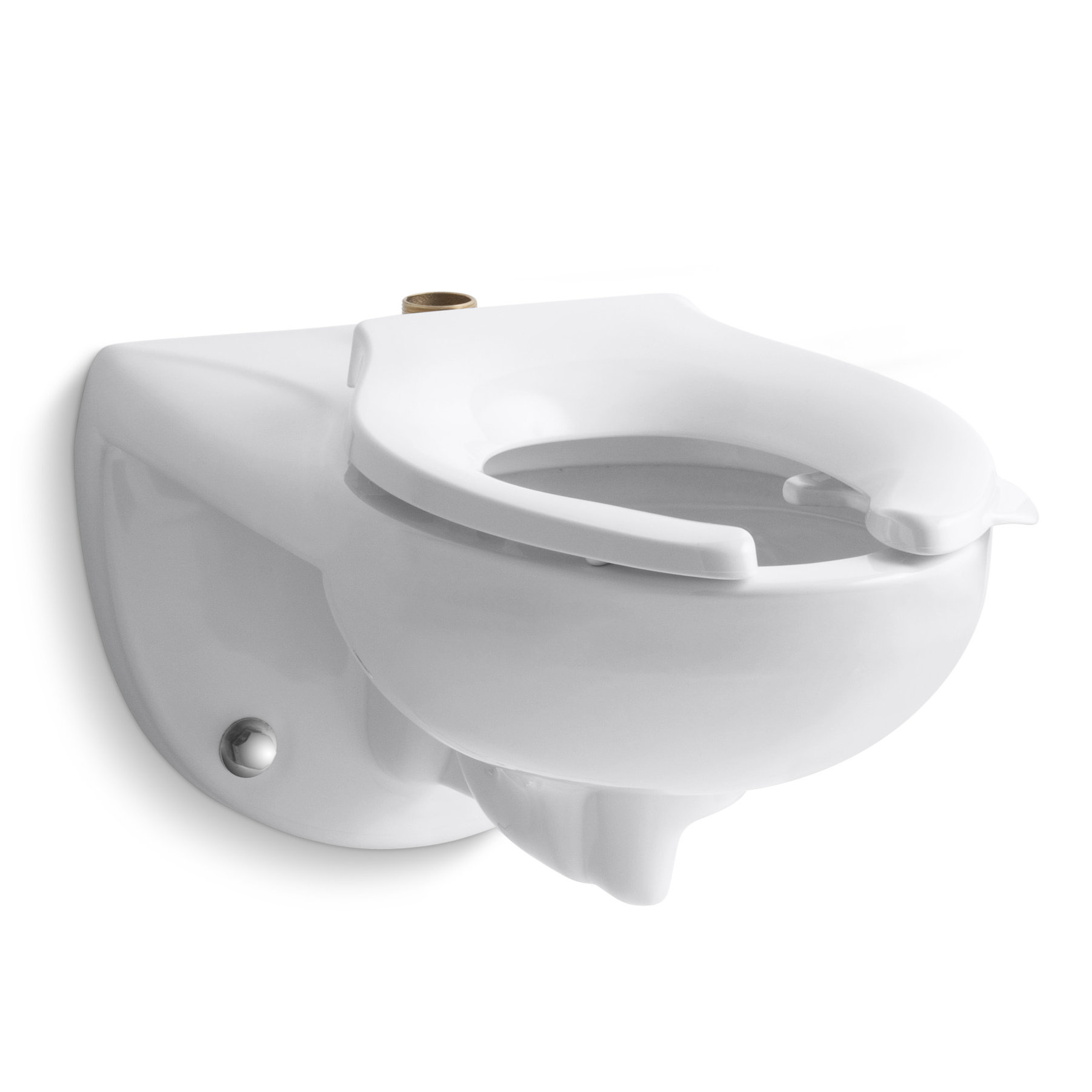 Kohler Kingston Wall-mounted 1.6 Or 1.28 Gpf Flushometer Valve Toilet 