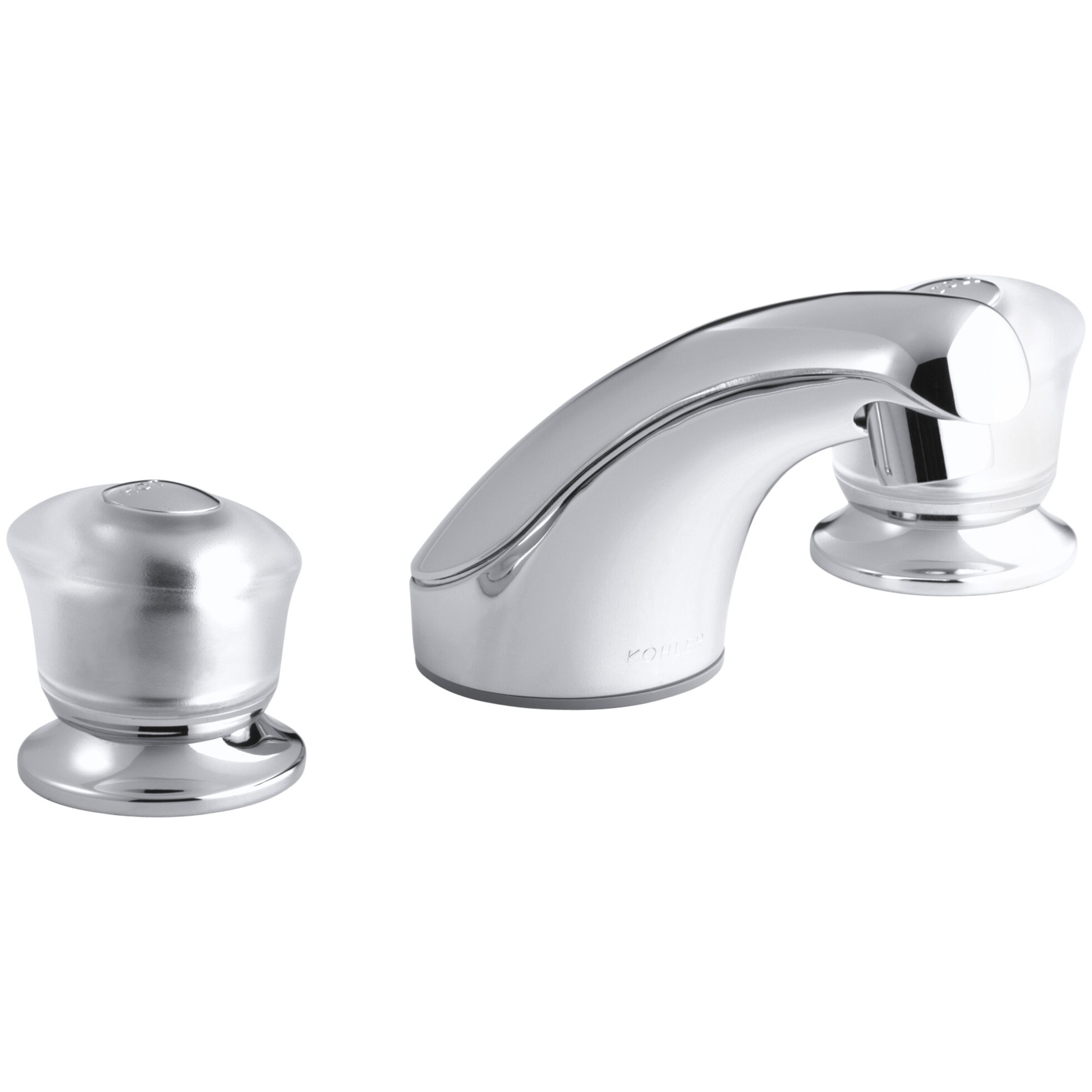 Kohler Coralais Widespread Bathroom Sink Faucet With Sculptured Acrylic   Kohler Coralais Widespread Bathroom Sink Faucet With Sculptured Acrylic Handles K 15265 7 