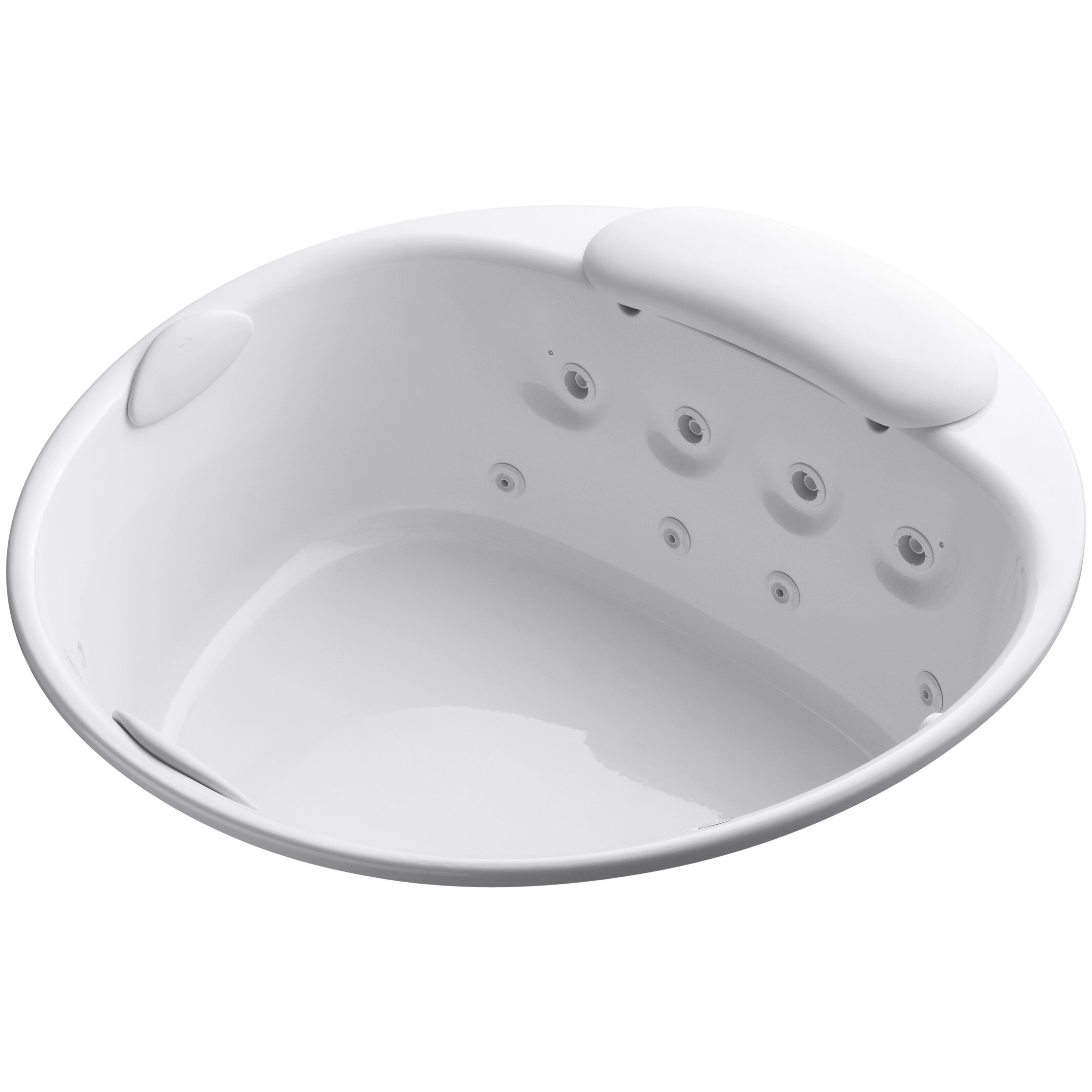 Kohler Riverbath 66" x 66" Whirlpool Bathtub | Wayfair