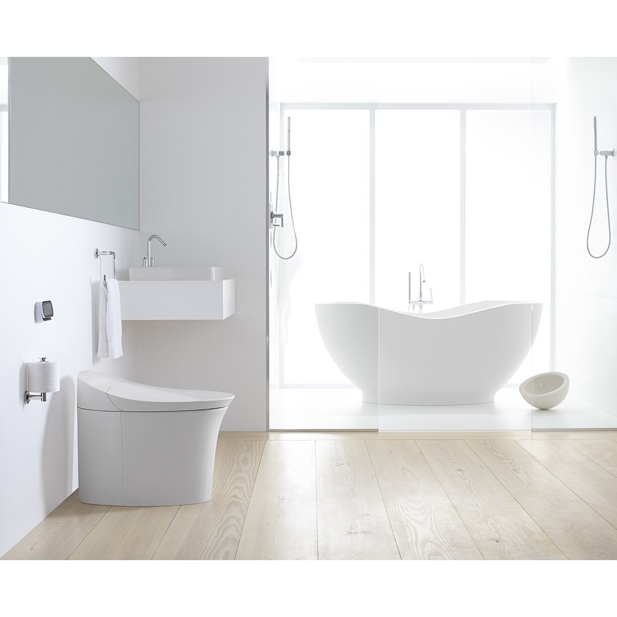 Kohler Veil Intelligent Skirted 1Piece Elongated DualFlush Toilet