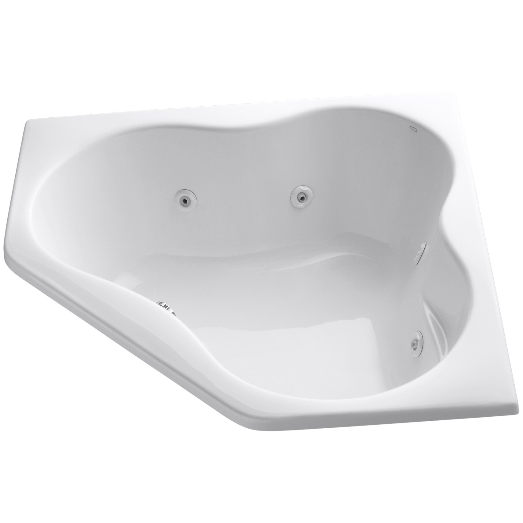 Kohler Proflex 54" x 54" Whirlpool Bathtub | Wayfair