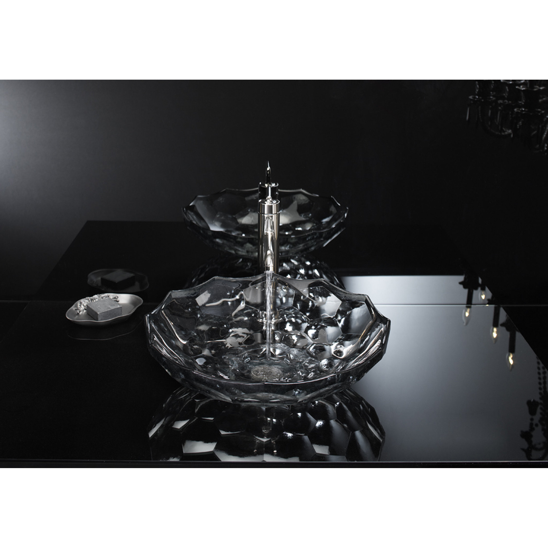 Kohler Briolette Vessel Faceted Glass Bathroom Sink & Reviews Wayfair