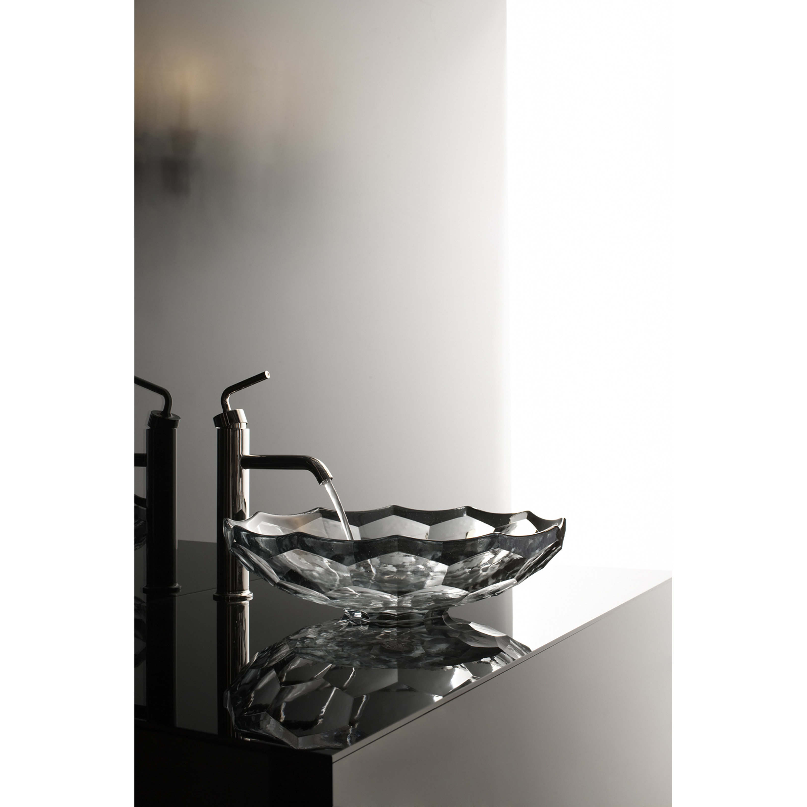 Kohler Briolette Vessel Faceted Glass Bathroom Sink & Reviews Wayfair
