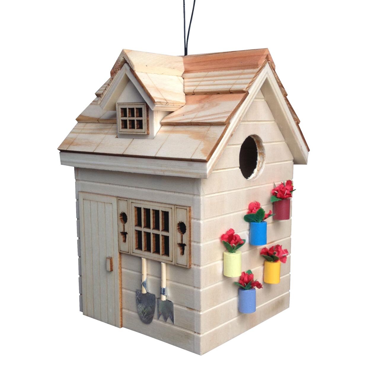 Potting Shed Hanging Birdhouse by Home Bazaar